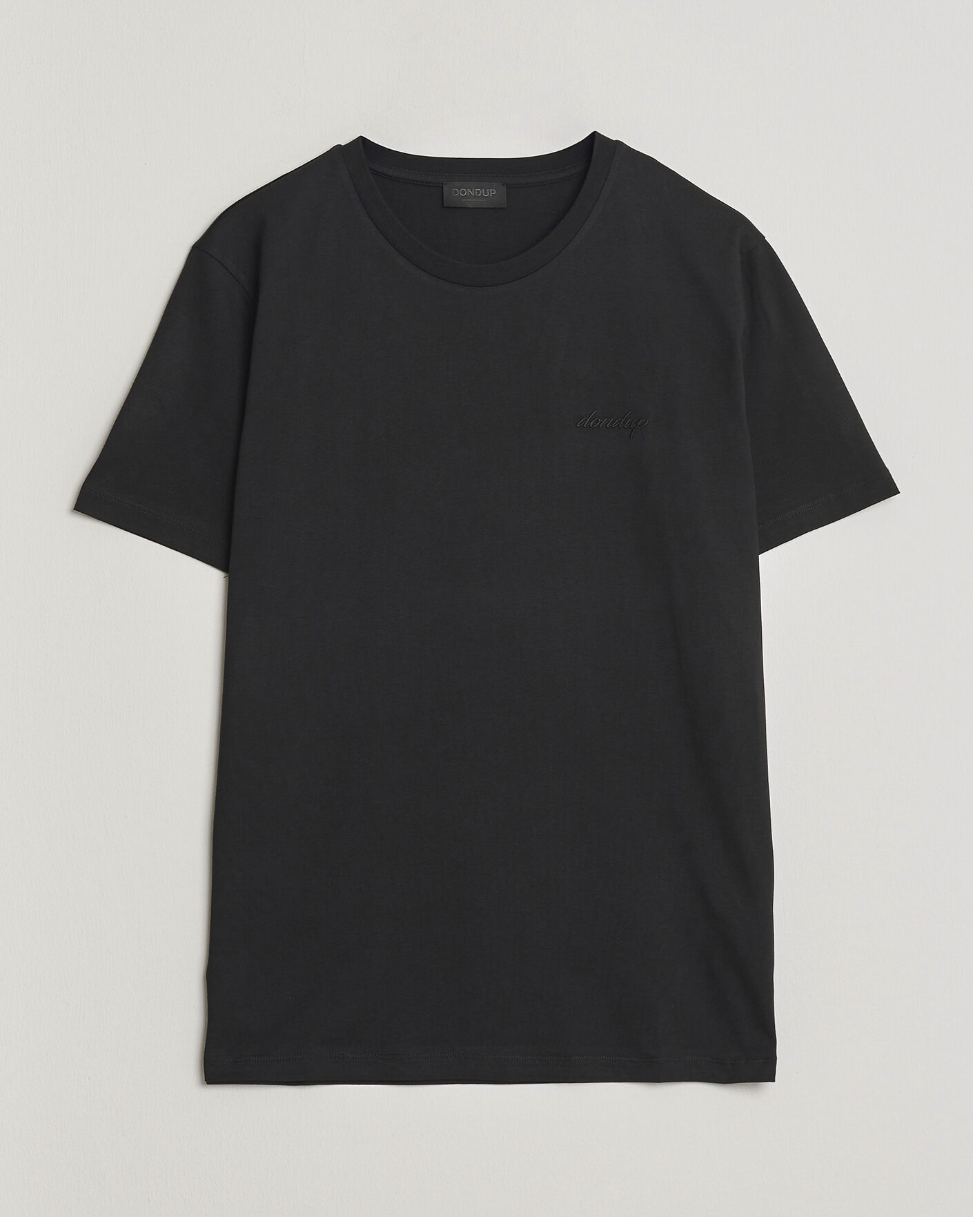 Herre | T-Shirts | Dondup | Logo Crew Neck T-Shirt Black