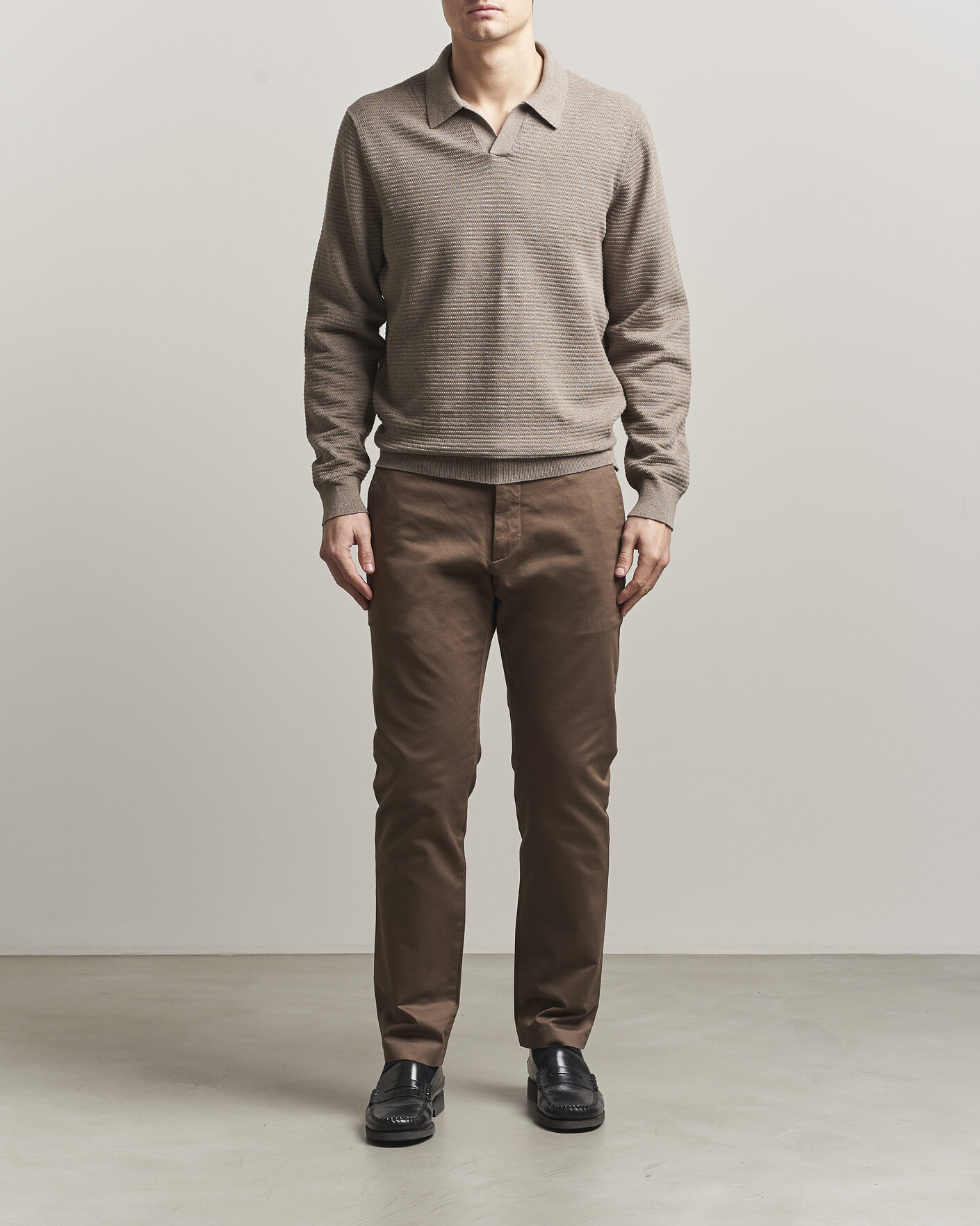 Herre | Bukser | NN07 | Theo Regular Fit Stretch Chinos Mable Husk
