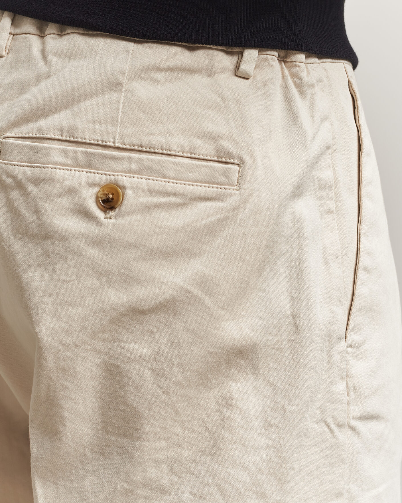 Herre | Bukser | NN07 | Kay Cotton Pleated Trousers Ivory