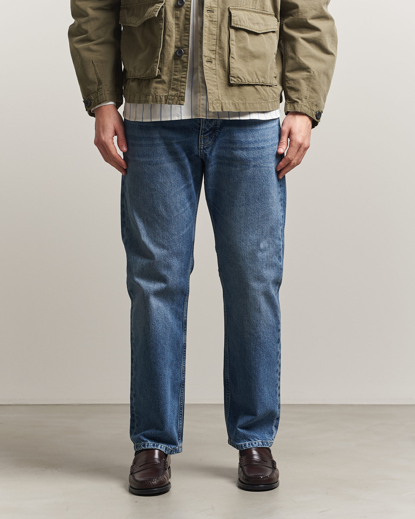 Herre | Bukser | NN07 | Sonny Regular Fit Jeans Blue Distressed