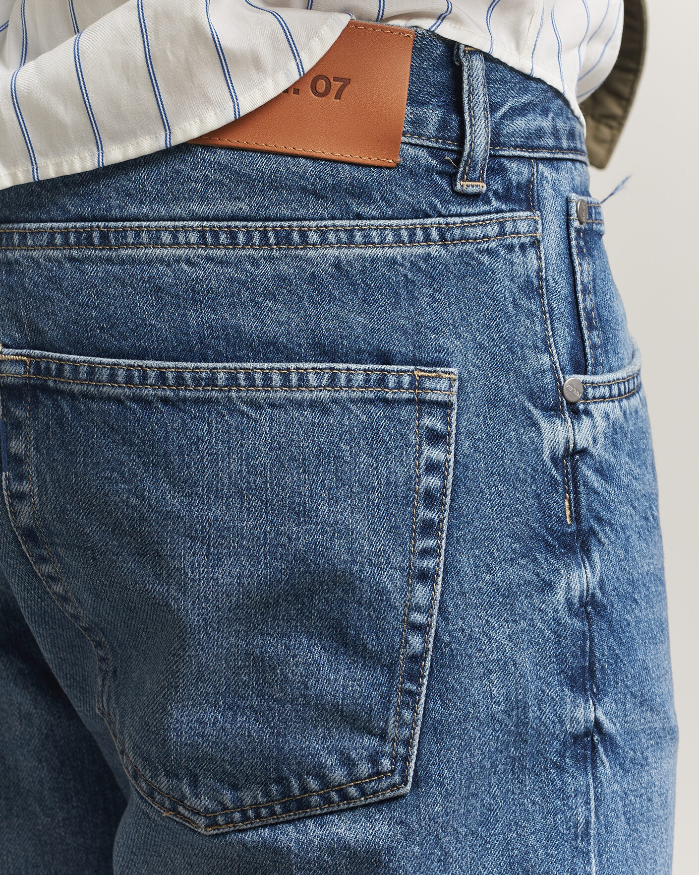 Herre | Bukser | NN07 | Sonny Regular Fit Jeans Blue Distressed