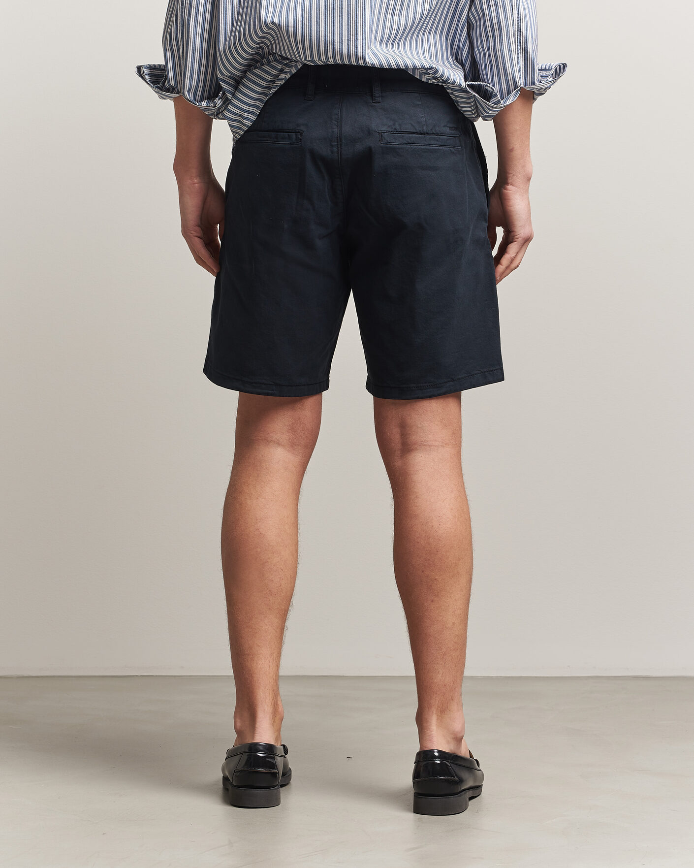 Herre | Shorts | NN07 | Aden Regular Fit Chino Shorts Navy Blue