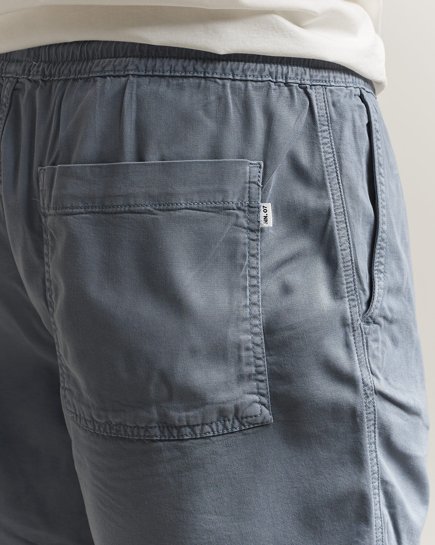 Herre | Shorts | NN07 | Gregor Drawstring Shorts Stone Blue