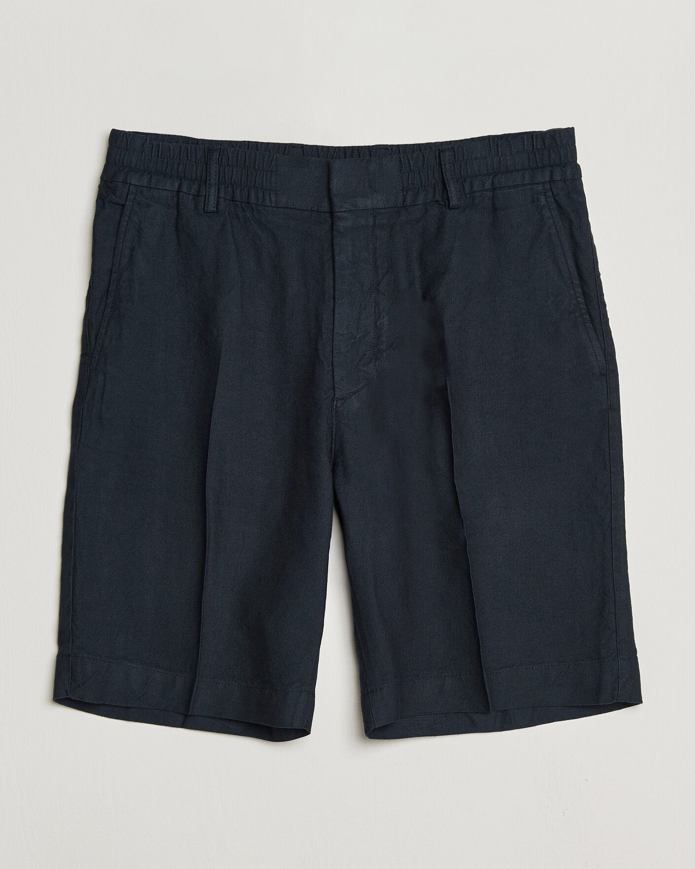 Herre | Shorts | NN07 | Billie Linen/Viscose Drawstring Shorts Deep Navy