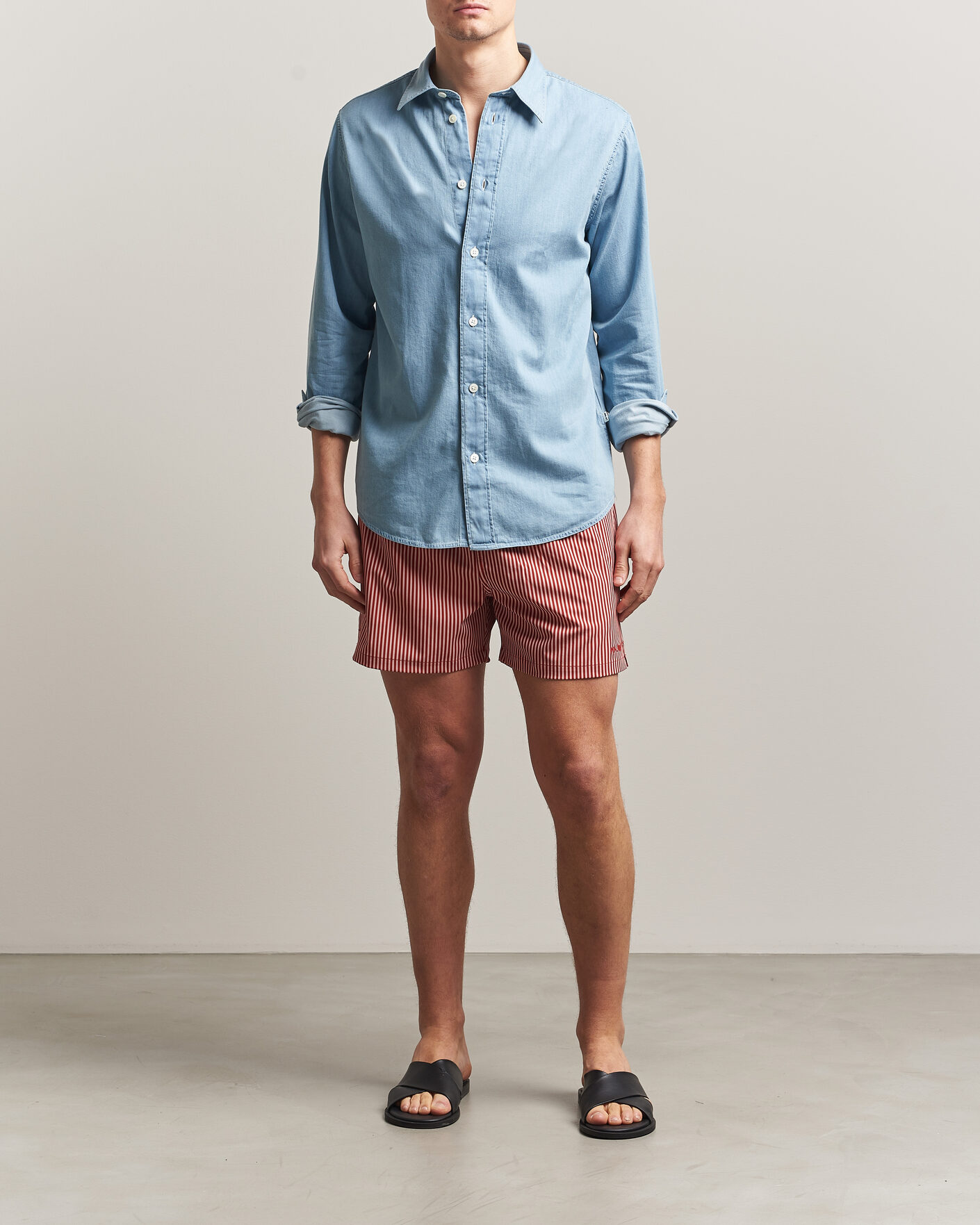 Herre | Badebukser | NN07 | Holiday Swimshorts Red/White