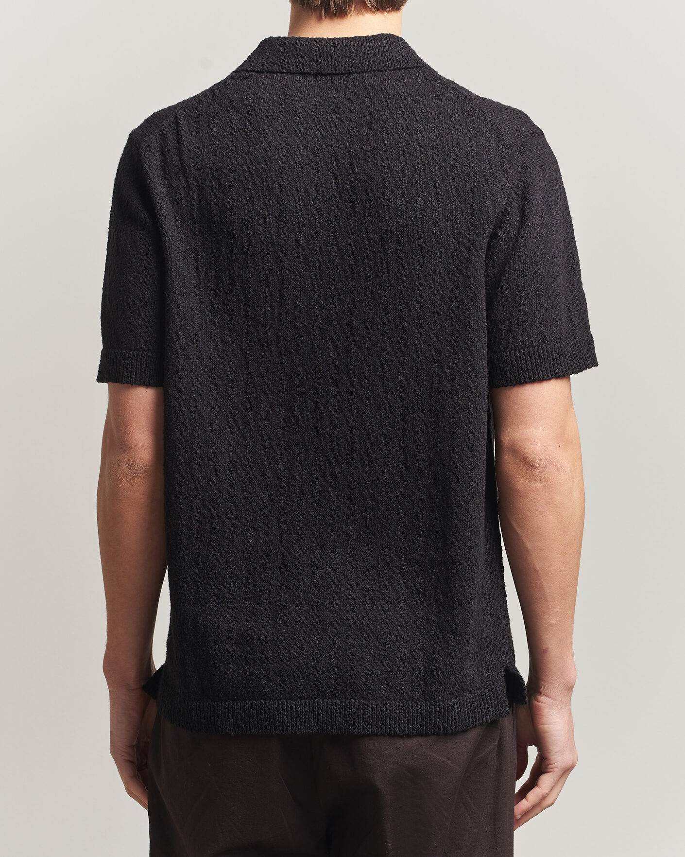 Herre | Polotrøjer | NN07 | Randy Knitted Polo Black