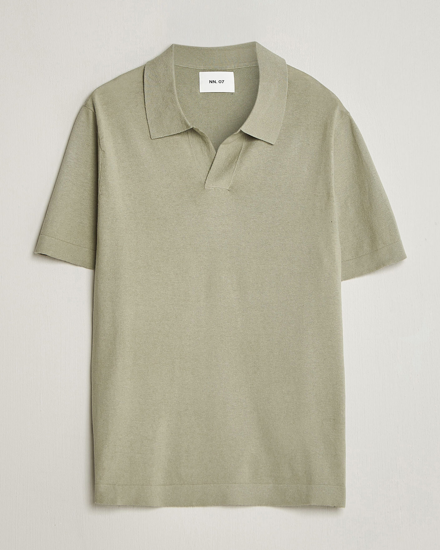 Herre | Polotrøjer | NN07 | Ryan Cotton/Linen Polo Sage Green