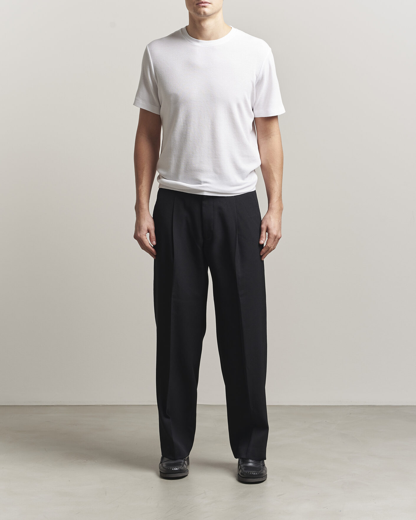 Herre | T-Shirts | NN07 | Clive Crew Neck T-Shirt White