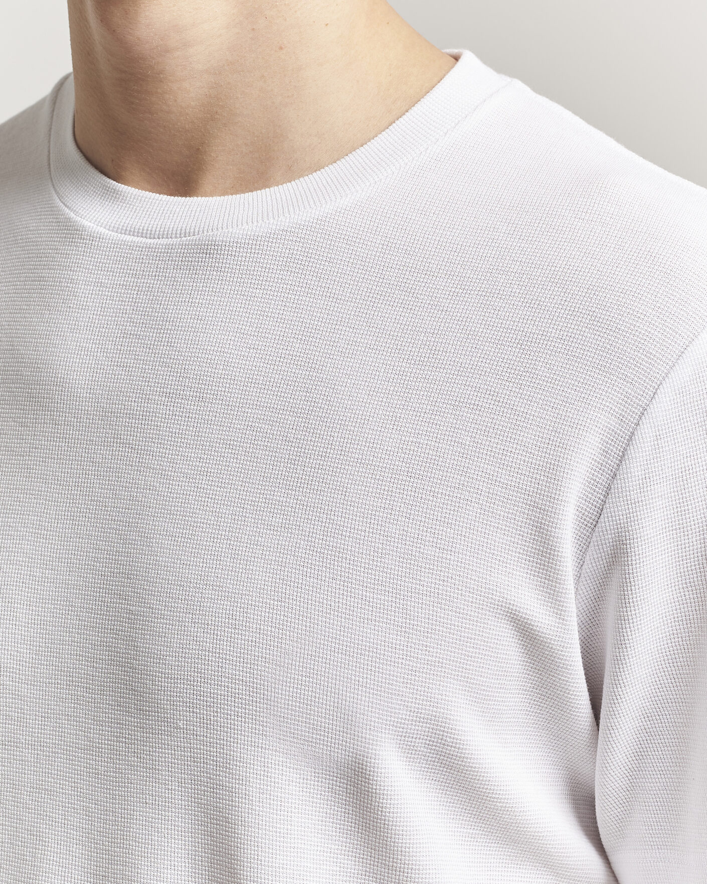 Herre | T-Shirts | NN07 | Clive Crew Neck T-Shirt White