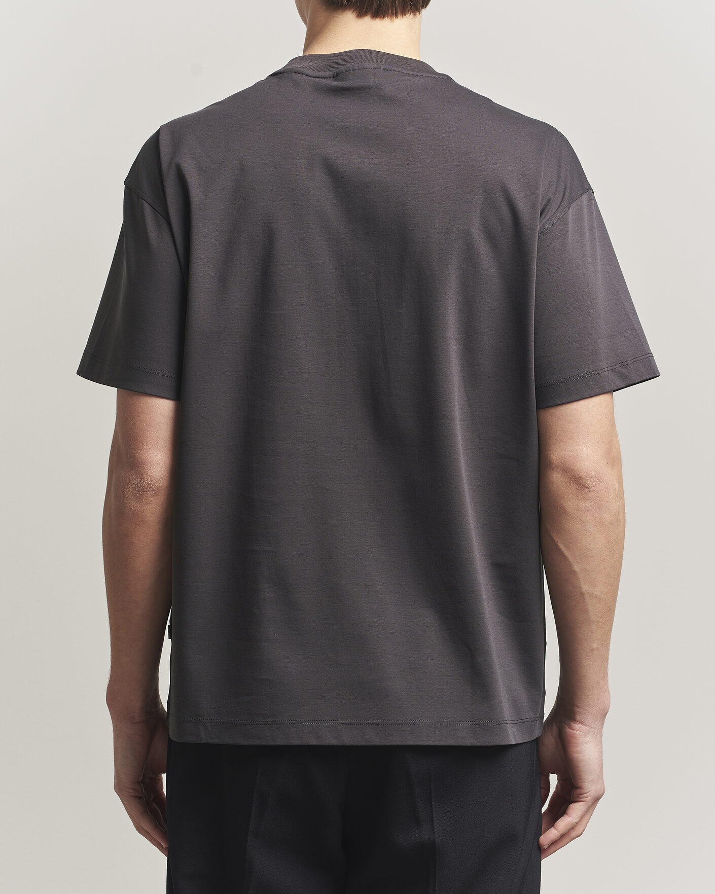 Herre | T-Shirts | NN07 | Lionel Mercerized Crew Neck T-Shirt Deep Truffle