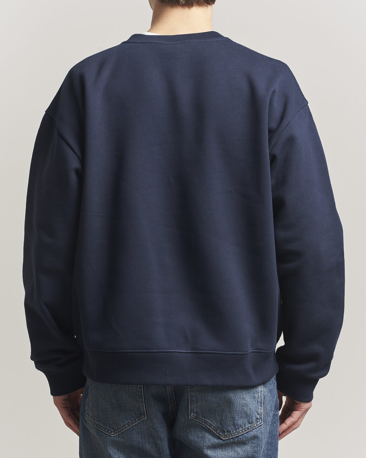Herre | Trøjer | NN07 | David Crew Neck Sweatshirt Navy Blue