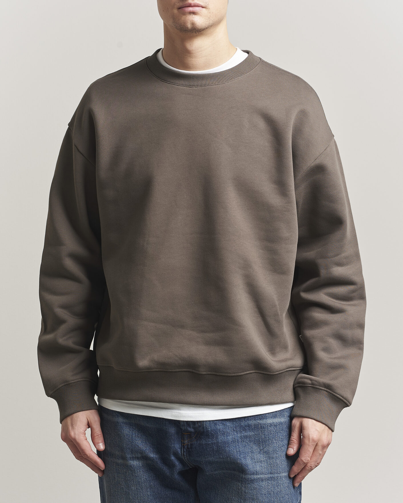 Herre | Trøjer | NN07 | David Crew Neck Sweatshirt Mable Husk