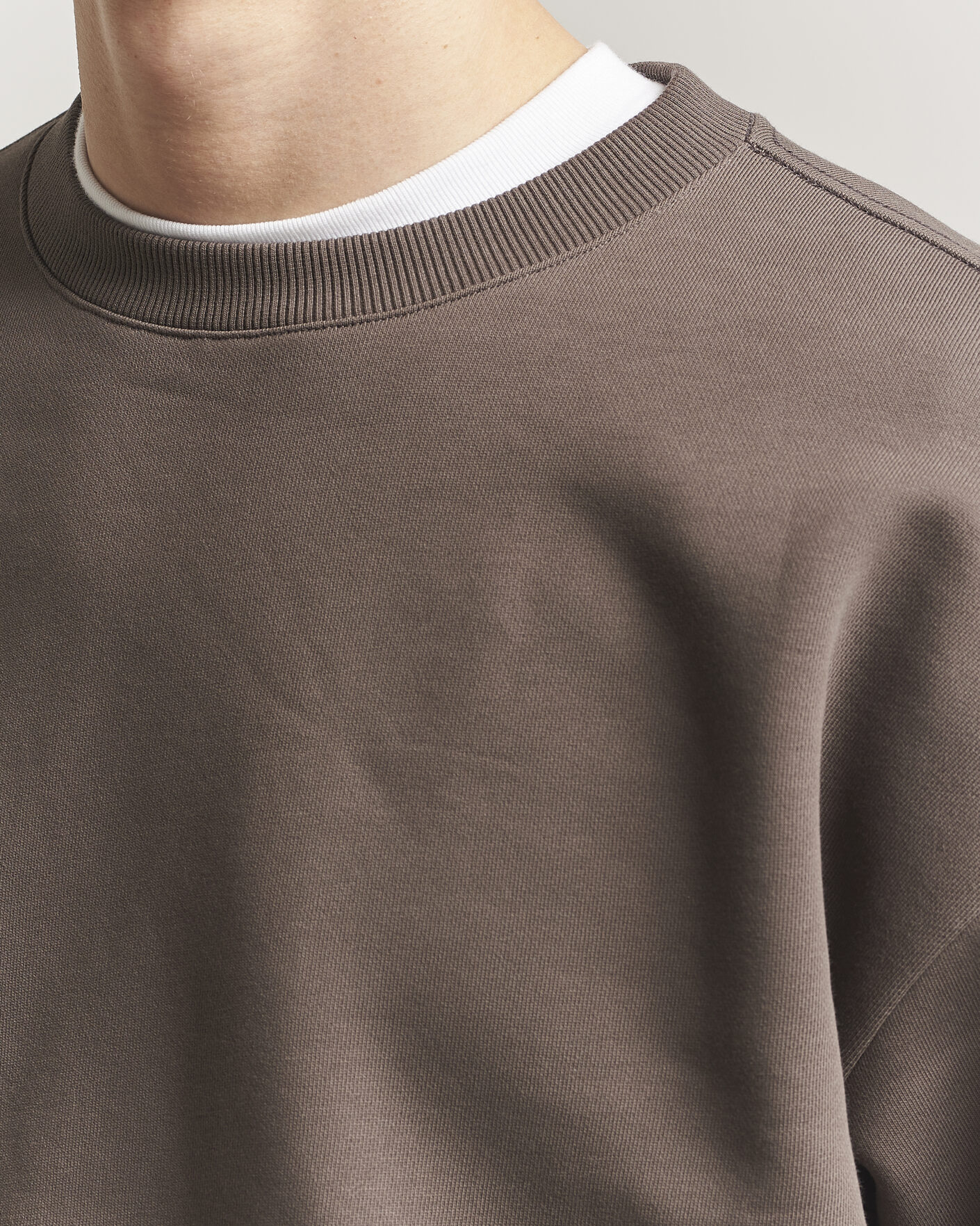 Herre | Trøjer | NN07 | David Crew Neck Sweatshirt Mable Husk