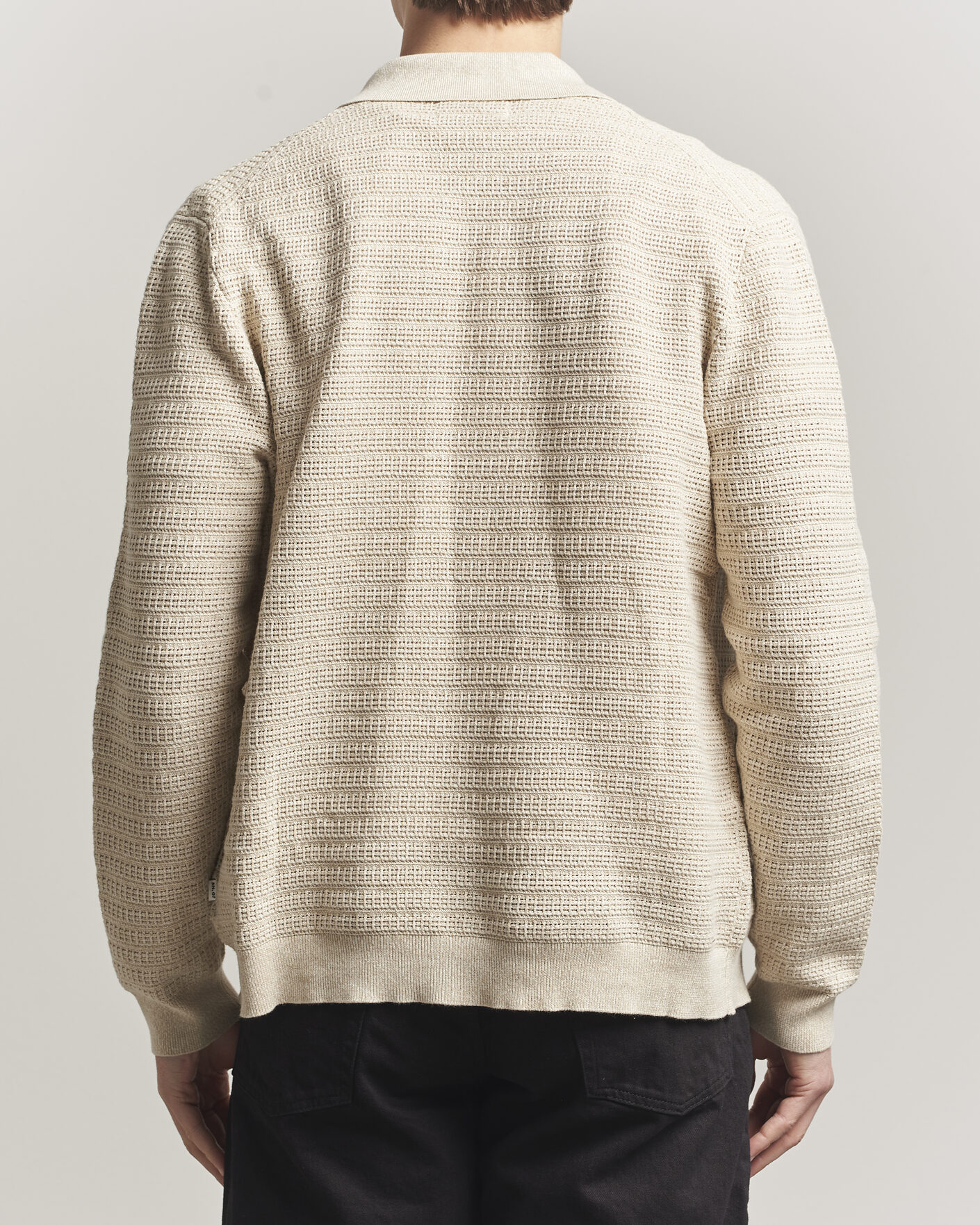Herre | Trøjer | NN07 | Gustav Knitted Full Zip Ivory