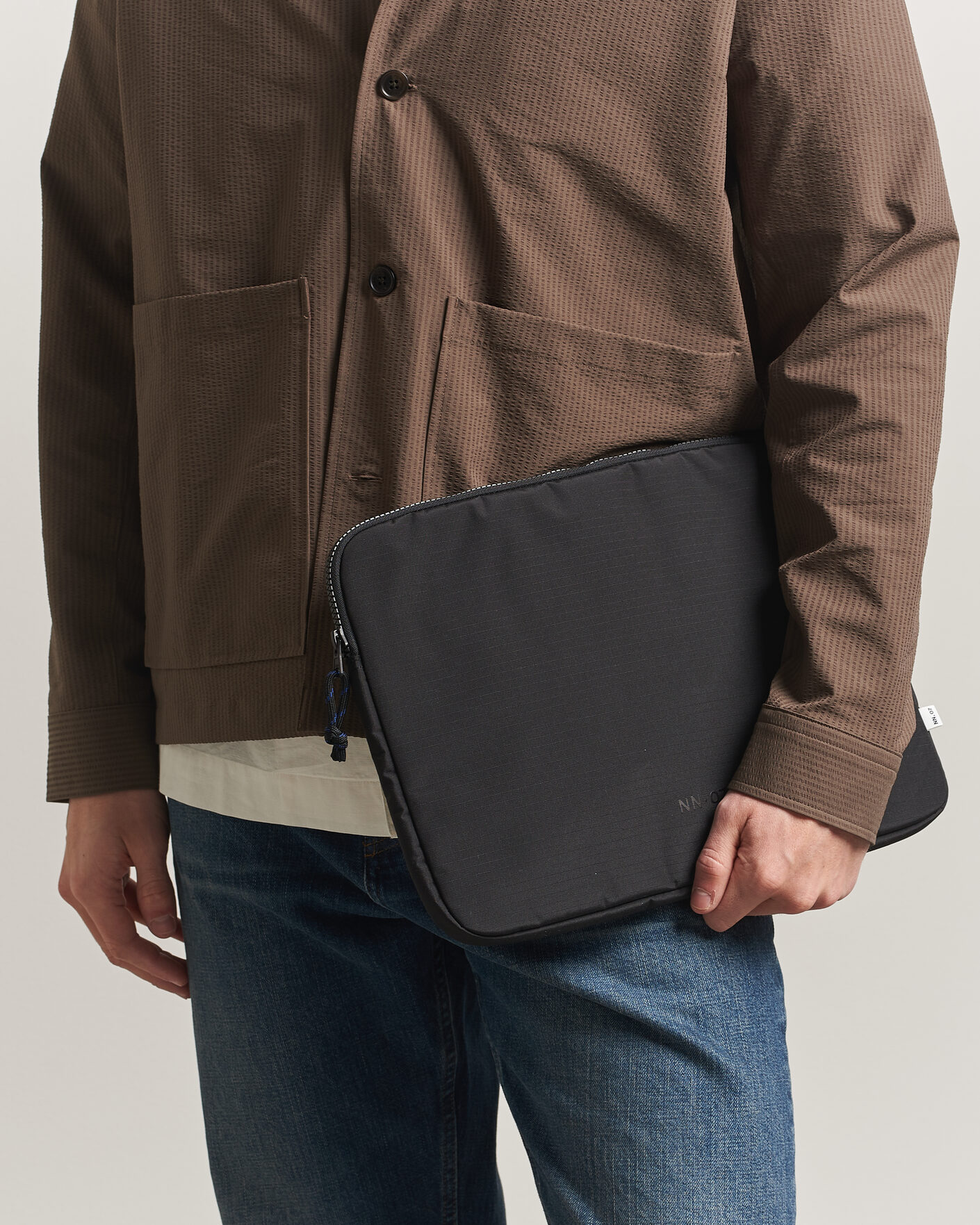 Herre | Tasker | NN07 | Nylon Ripstop Computer Sleeve Black