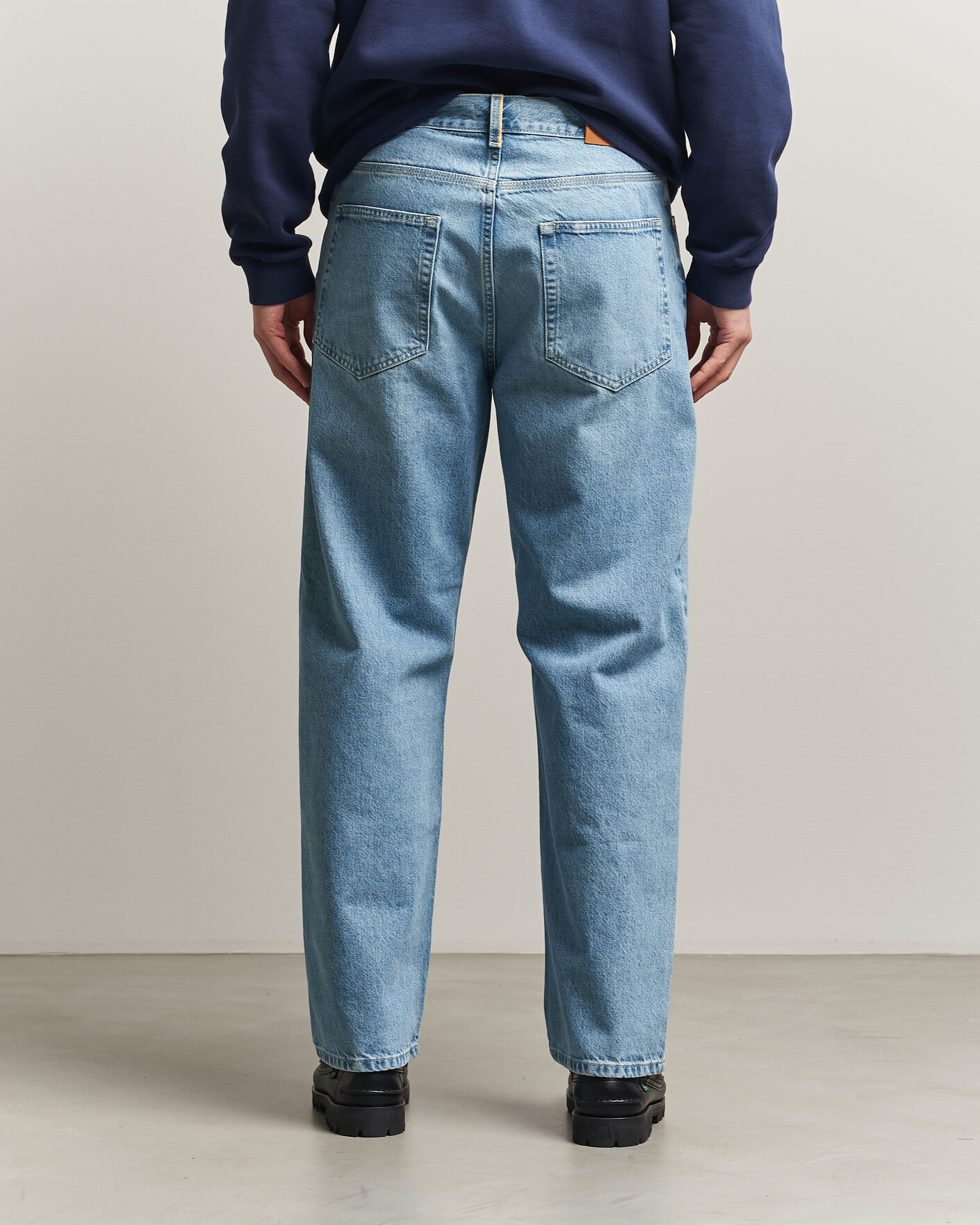 Herre | Skjorter | NN07 | Otis Loose Fit Selvedge Jeans Light Blue