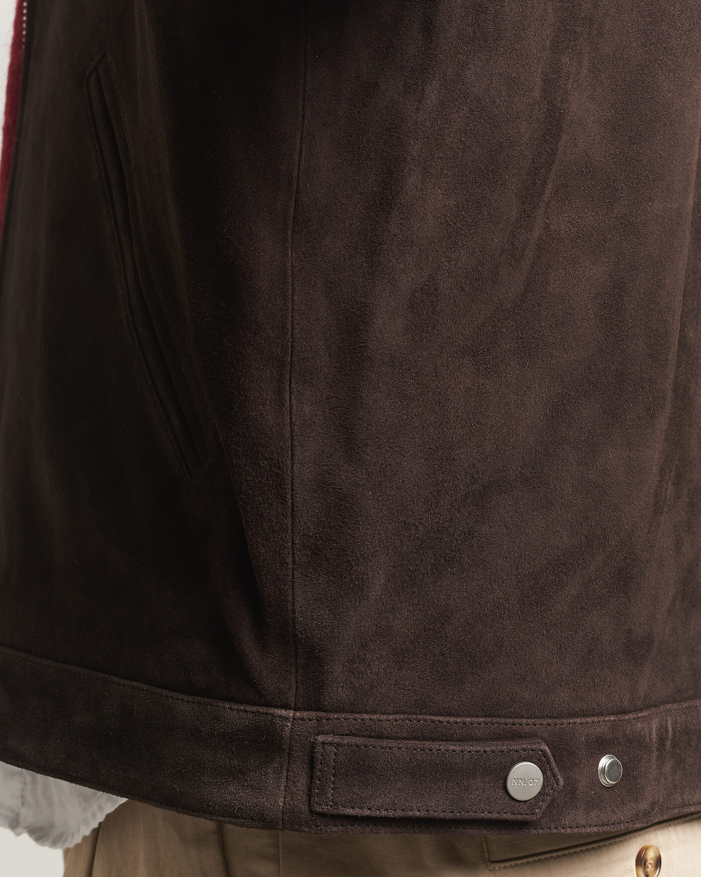 Herre | Jakker | NN07 | Petrus Suede Jacket Deep Truffle