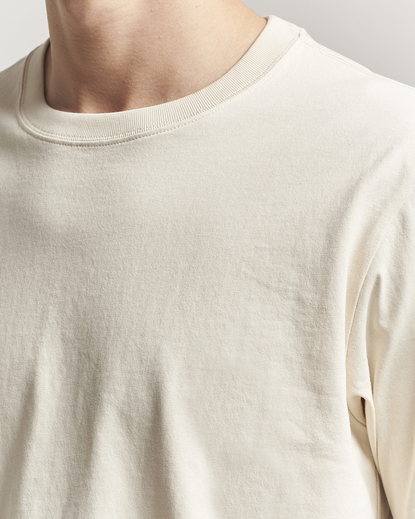 Herre | T-Shirts | NN07 | Jett Washed Crew Neck T-Shirt Ivory
