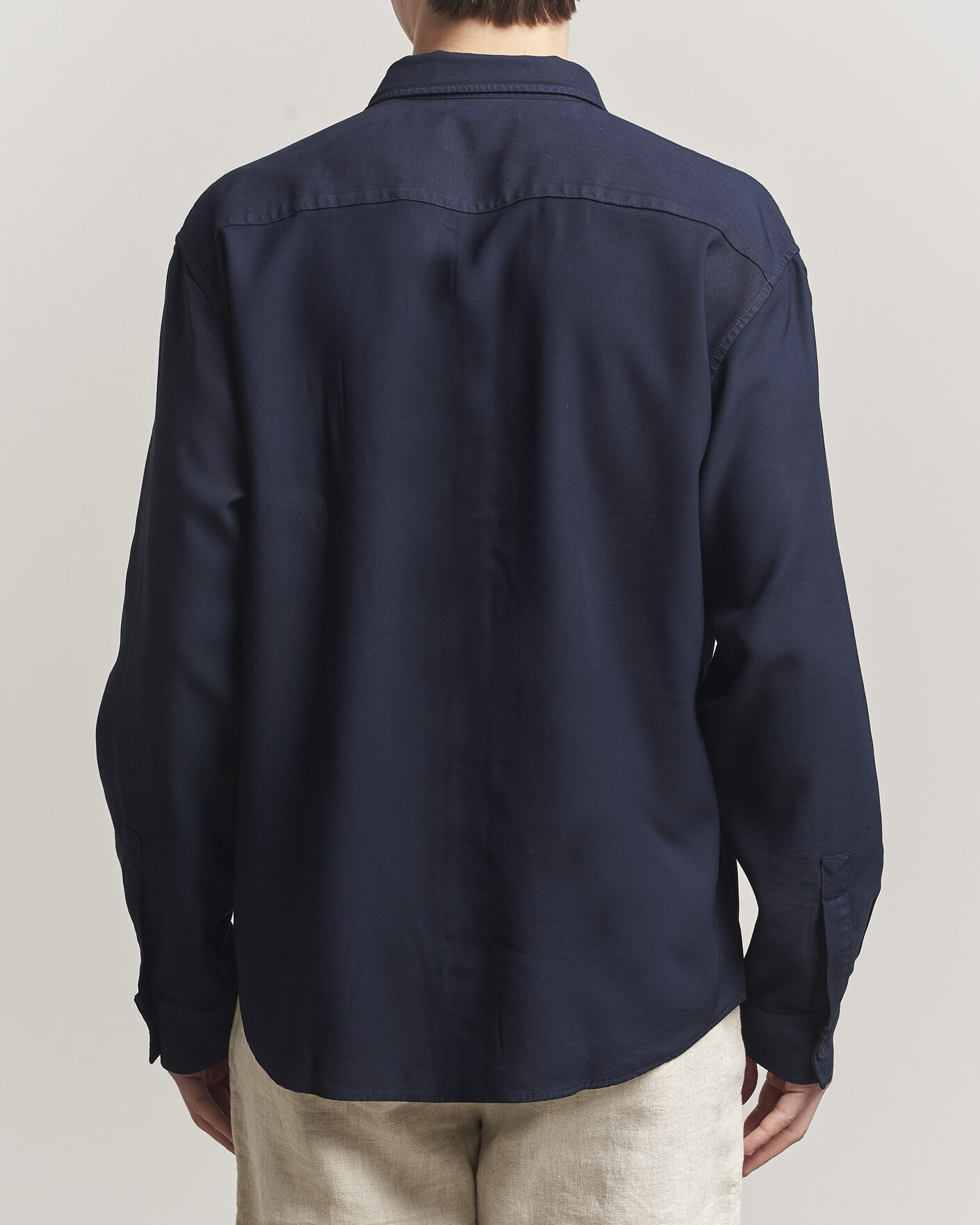 Herre | Skjorter | NN07 | Deon Tencel Shirt Navy Blue