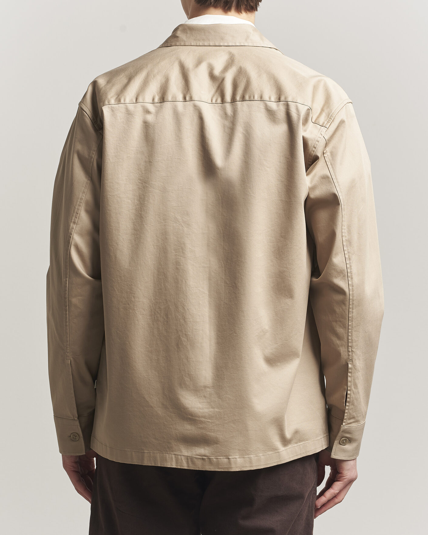 Herre | Skjorter | NN07 | Freddy Cotton Overshirt Desert Khaki