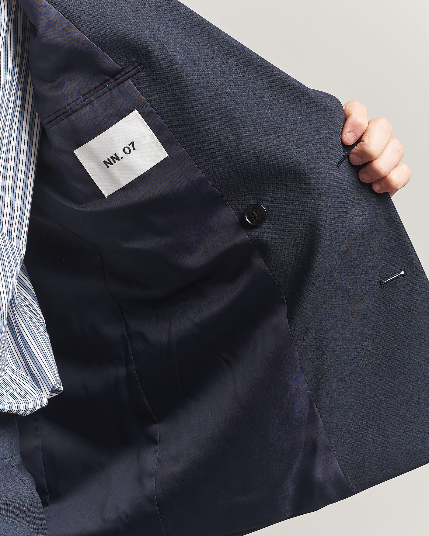 Herre | Blazere & jakker | NN07 | Jordin Summer Wool Double Breasted Blazer Deep Navy