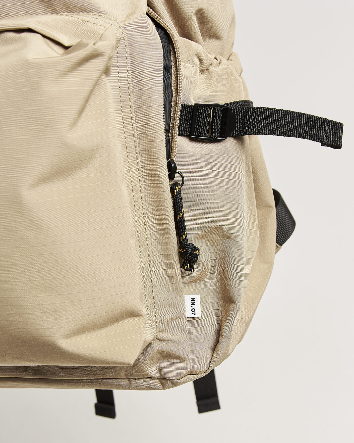 Herre | Tasker | NN07 | Nylon Ripstop Rolltop Backpack Desert Khaki