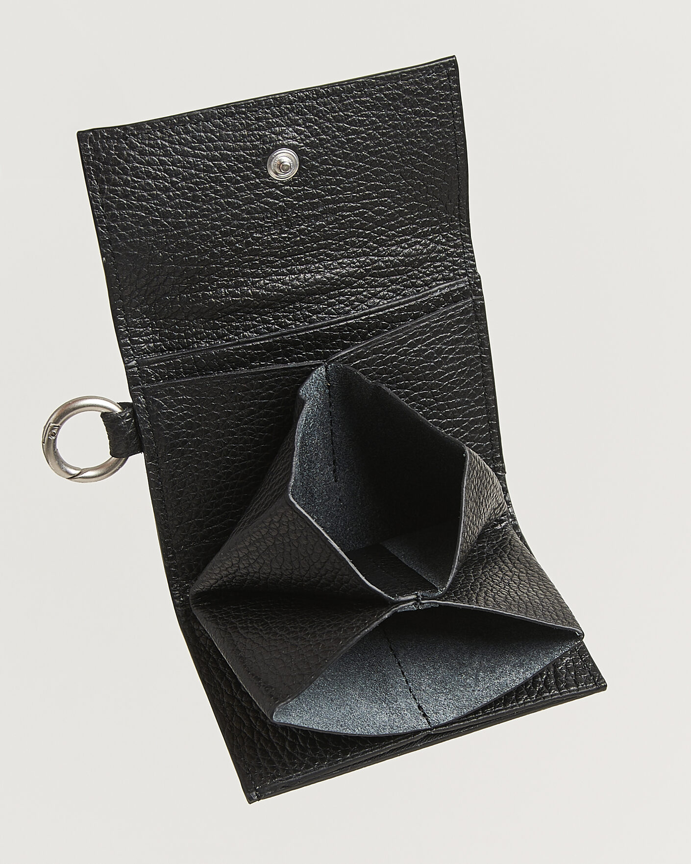 Herre | Punge | NN07 | Foldo Grained Leather Wallet Black