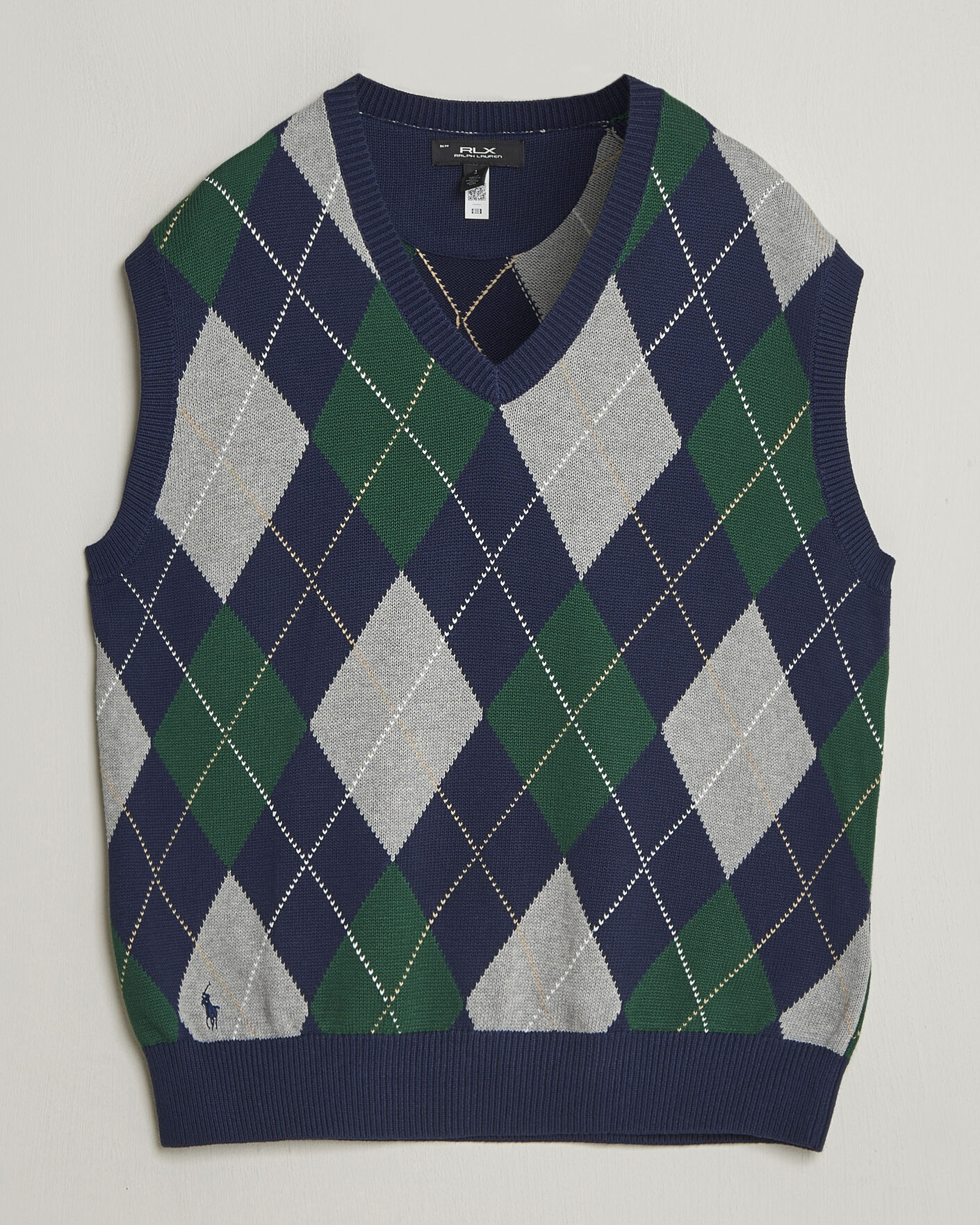 Herre | Veste | RLX Ralph Lauren | Cotton Coolmax Vest Argyle Multi
