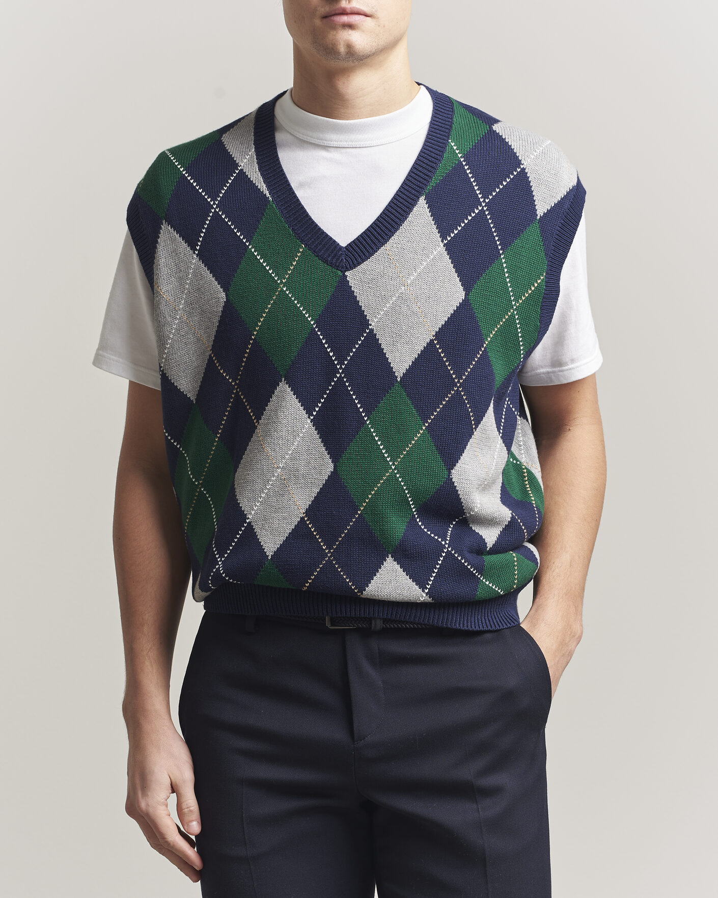Herre | Golftøj | RLX Ralph Lauren | Cotton Coolmax Vest Argyle Multi