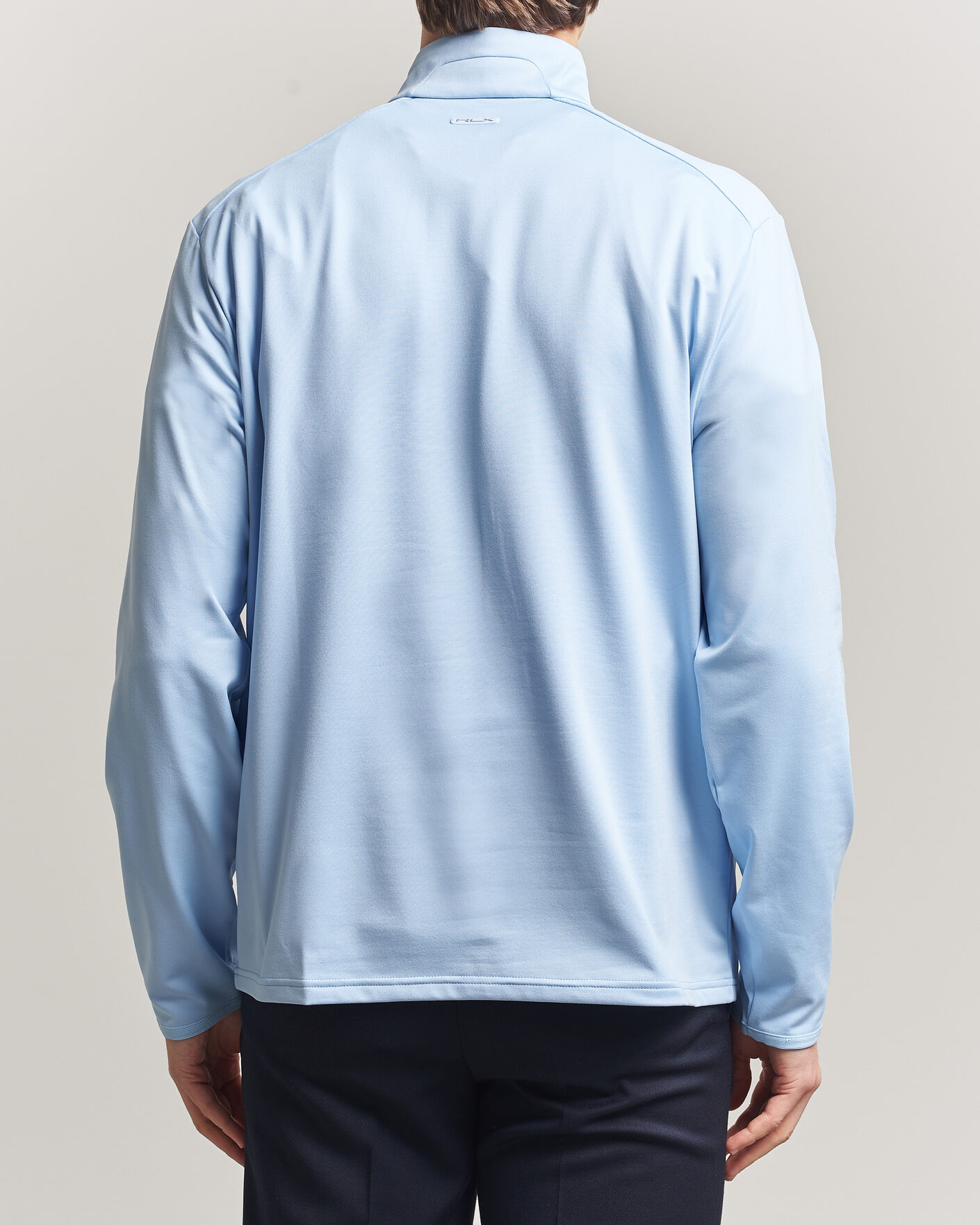 Herre | Golftøj | RLX Ralph Lauren | Luxury Jersey Half Zip Office Blue