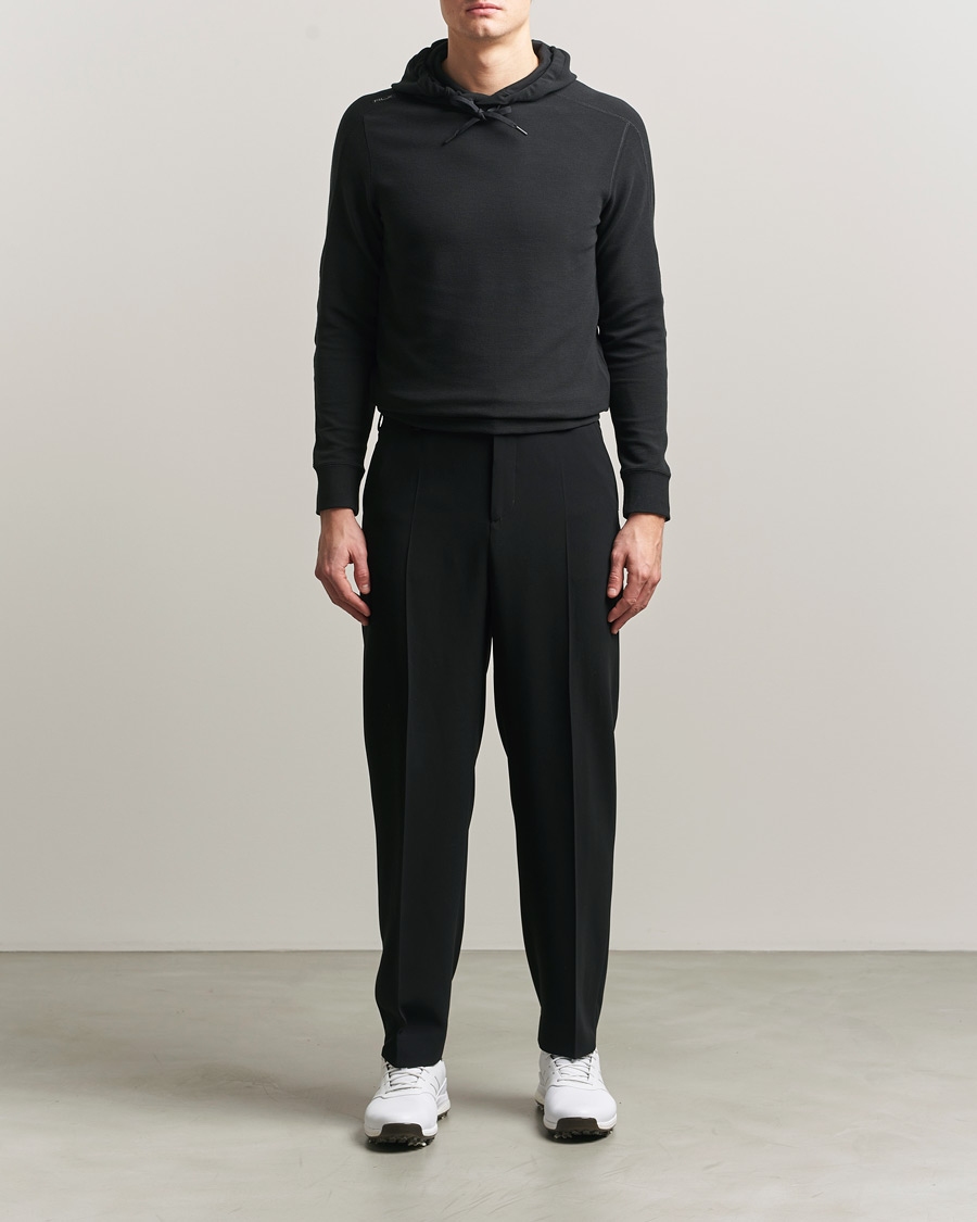 Herre | Trøjer | RLX Ralph Lauren | Tech Waffle Hoodie Polo Black