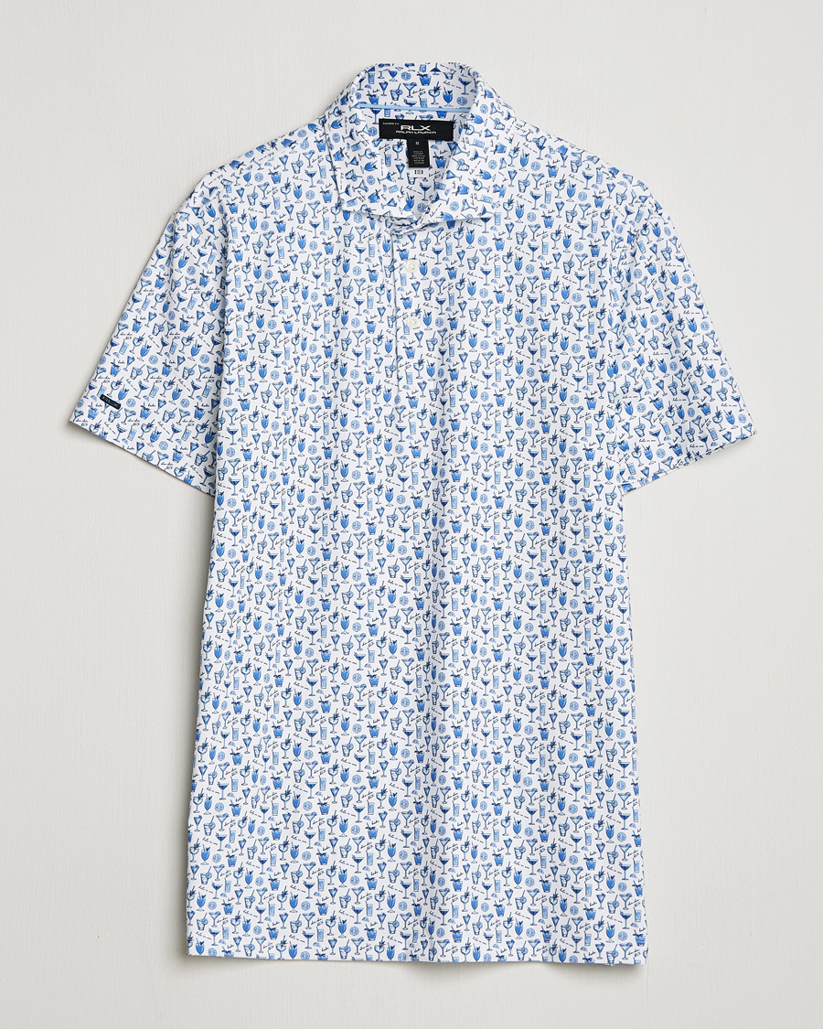 Herre | Polotrøjer | RLX Ralph Lauren | Airflow Polo Printed Ceramic White Chin