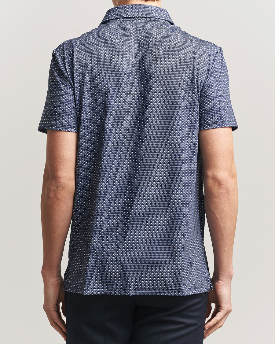 Herre | Polotrøjer | RLX Ralph Lauren | Airflow Polo Printed Navy Magnolia Diamond