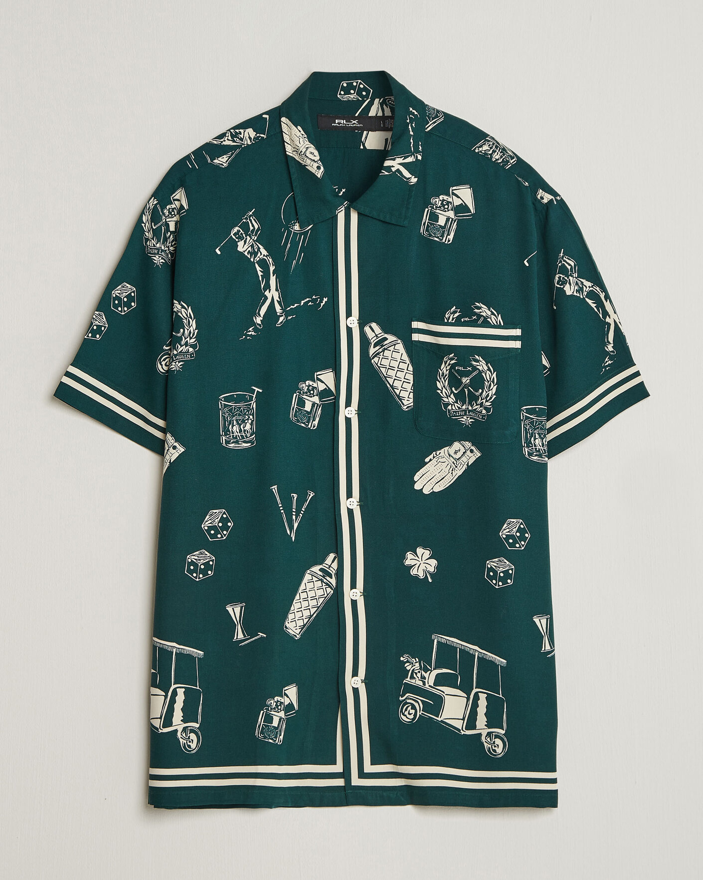 Herre | Skjorter | RLX Ralph Lauren | Short Sleeve Golf Shirt Par-Tee on the Greens