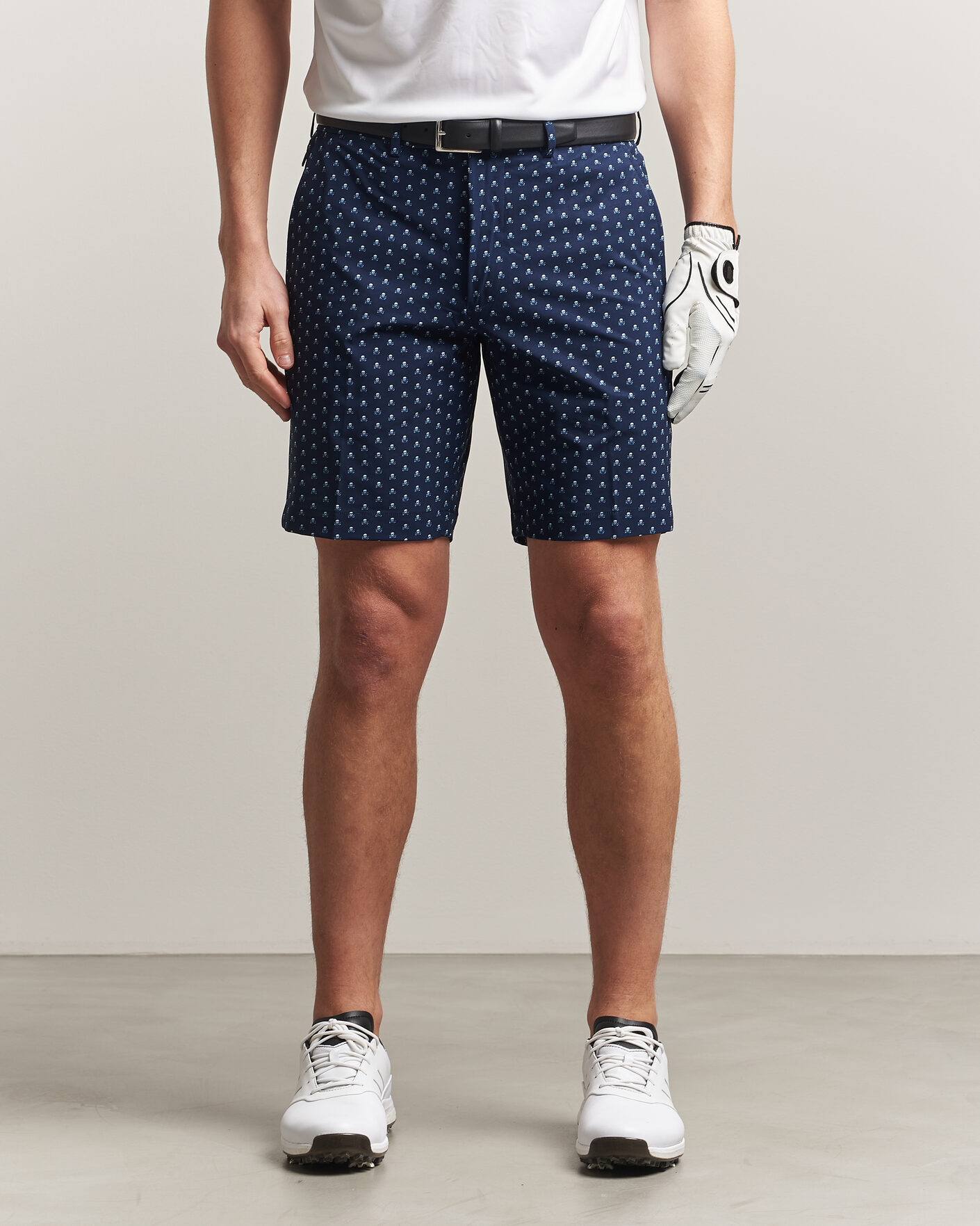 Herre | Shorts | RLX Ralph Lauren | Flat Front Printed Golf Shorts Skull and Cubs
