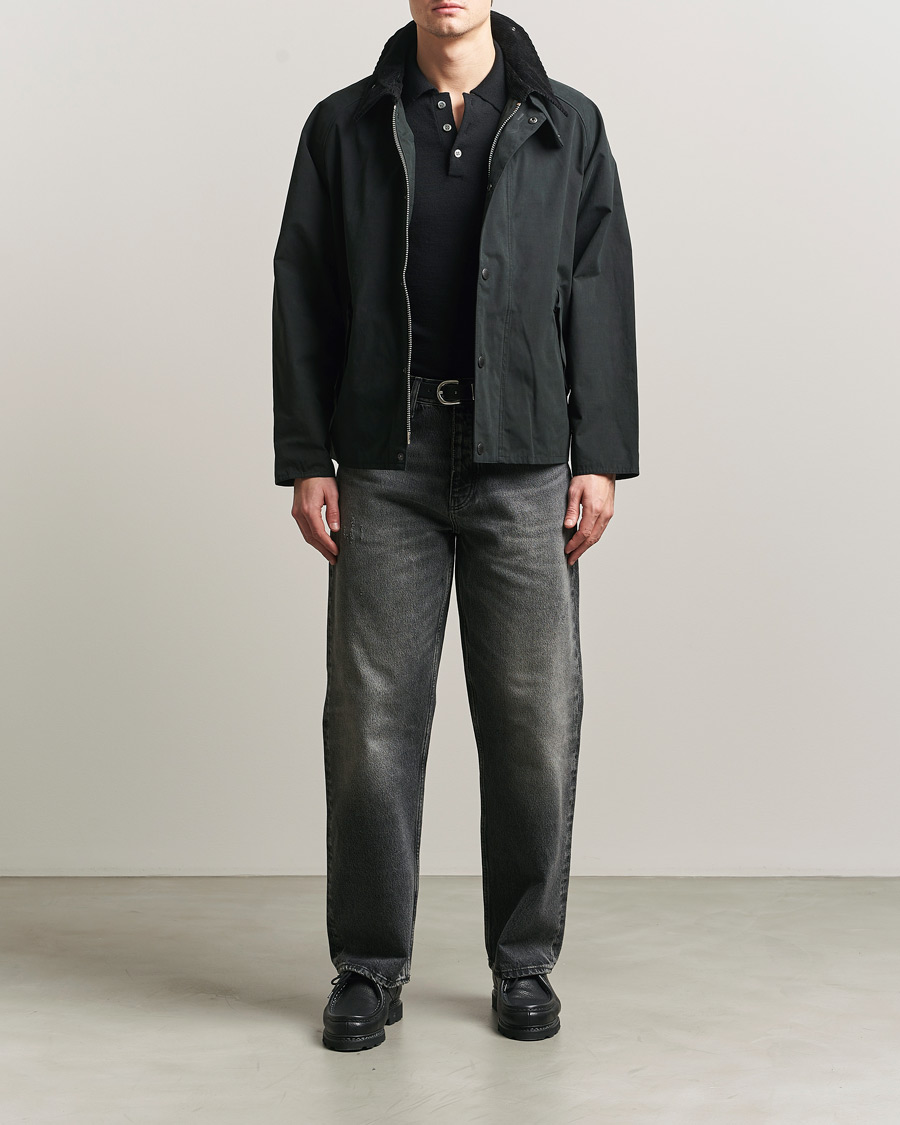 Herre | Jakker | Barbour Heritage | Oversize Transporter Casual Jacket Black