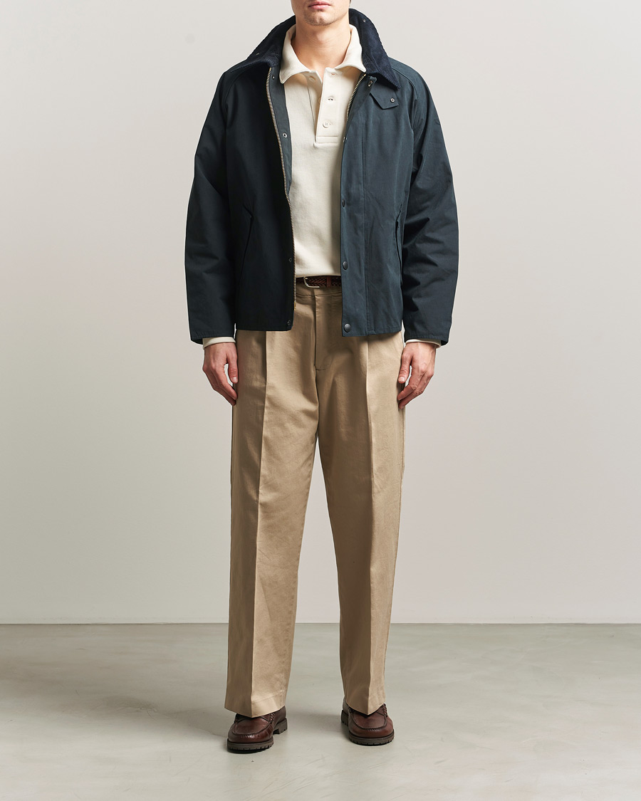 Herre | Jakker | Barbour Heritage | Oversize Transporter Casual Jacket Navy