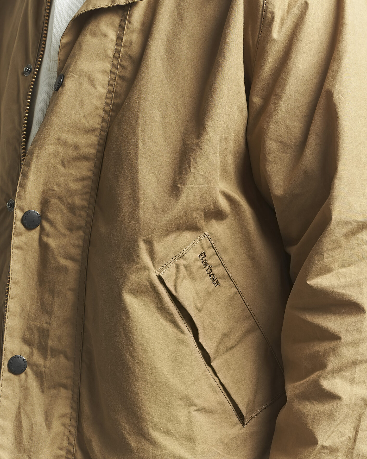 Herre | Jakker | Barbour Heritage | Oversize Transporter Casual Jacket Golden Khaki
