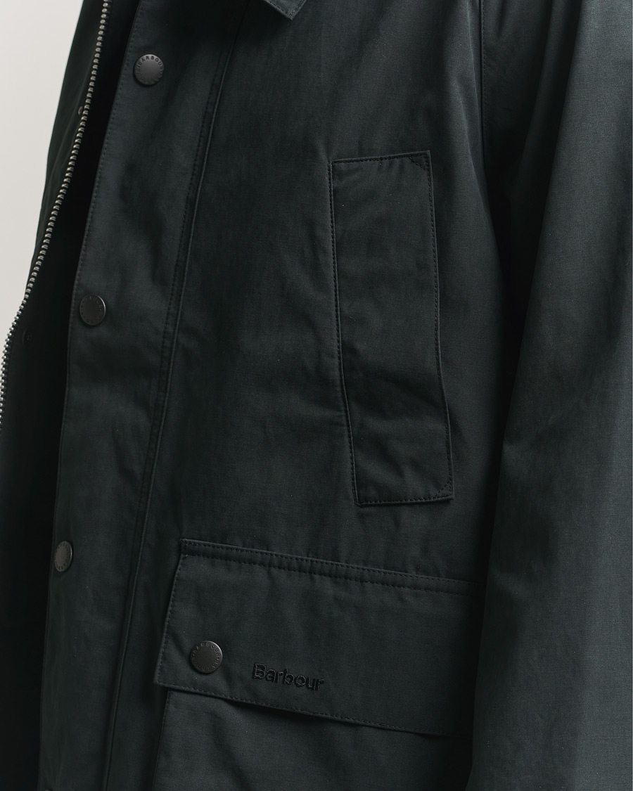 Herre | Jakker | Barbour Heritage | Oversized Peached Bedale Jacket Black