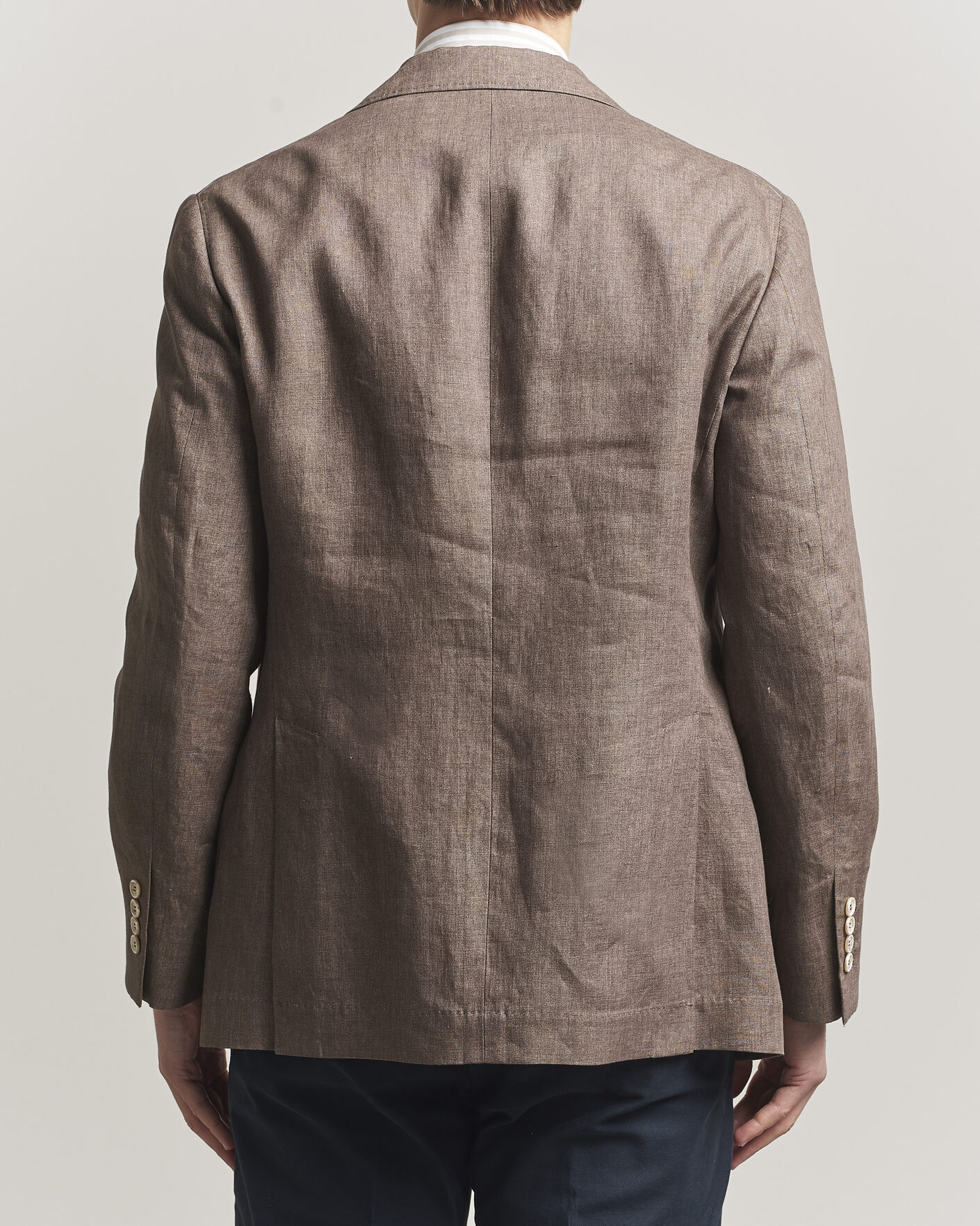 Herre | Blazere & jakker | Brunello Cucinelli | Linen Blazer Dark Brown