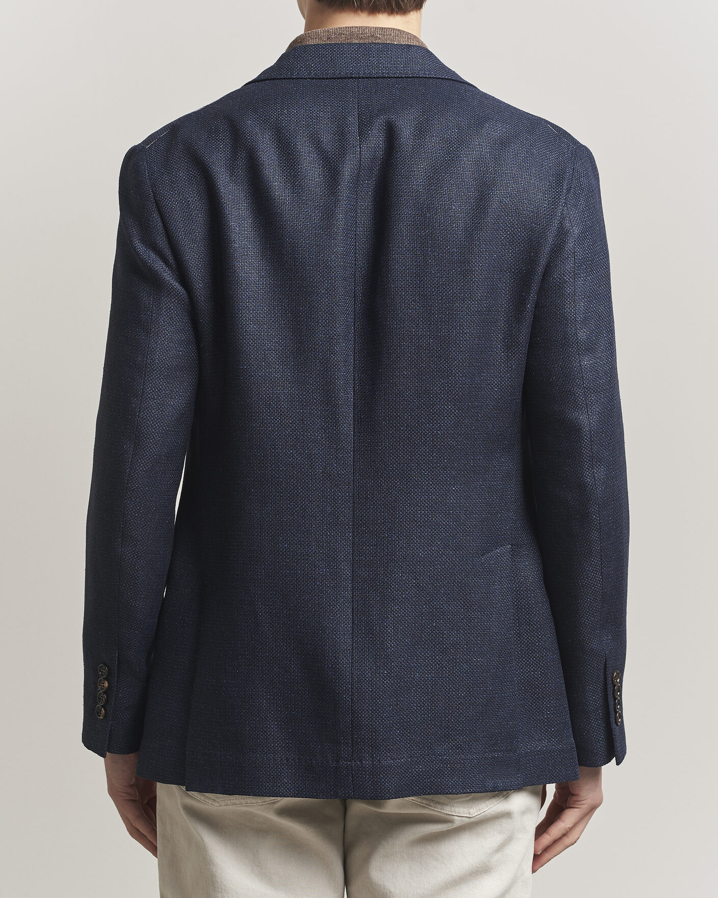 Herre | Blazere & jakker | Brunello Cucinelli | Linen/Silk Hopsack Blazer Navy