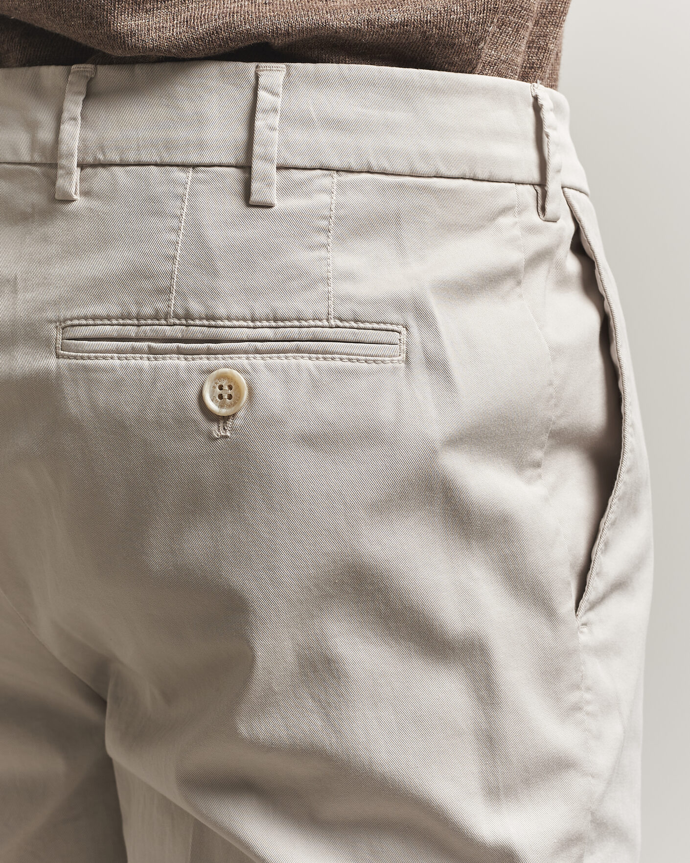 Herre | Bukser | Brunello Cucinelli | Slim Fit Chinos Light Beige