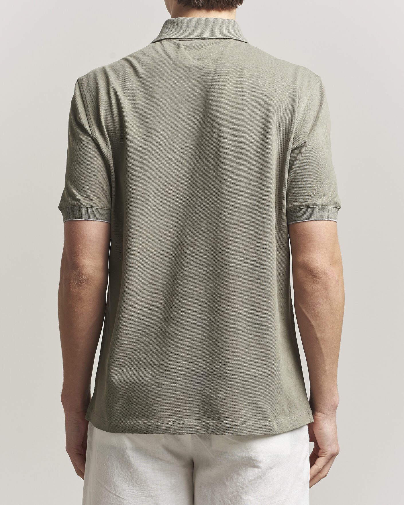 Herre | Polotrøjer | Brunello Cucinelli | Short Sleeve Logo Polo Olive