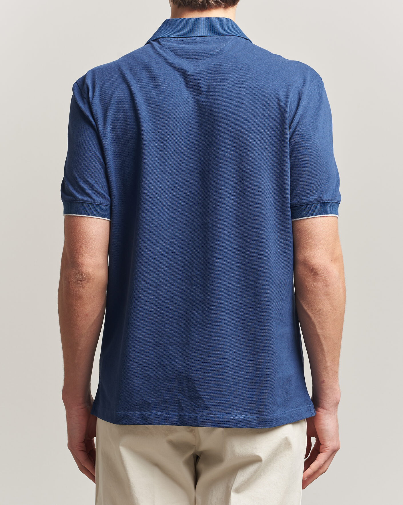 Herre | Polotrøjer | Brunello Cucinelli | Short Sleeve Logo Polo Blue