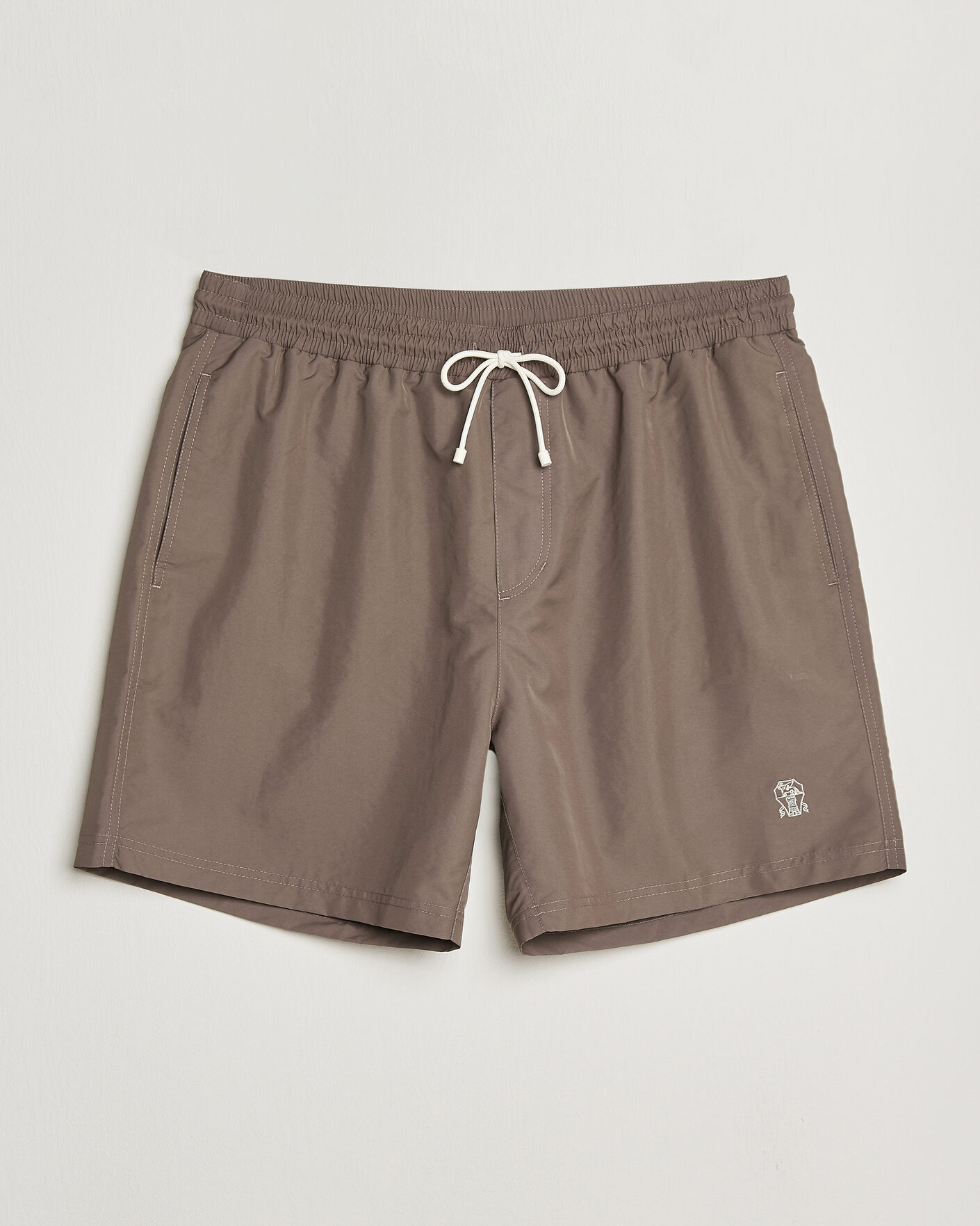 Herre | Badebukser | Brunello Cucinelli | Nylon Swim Trunks Brown