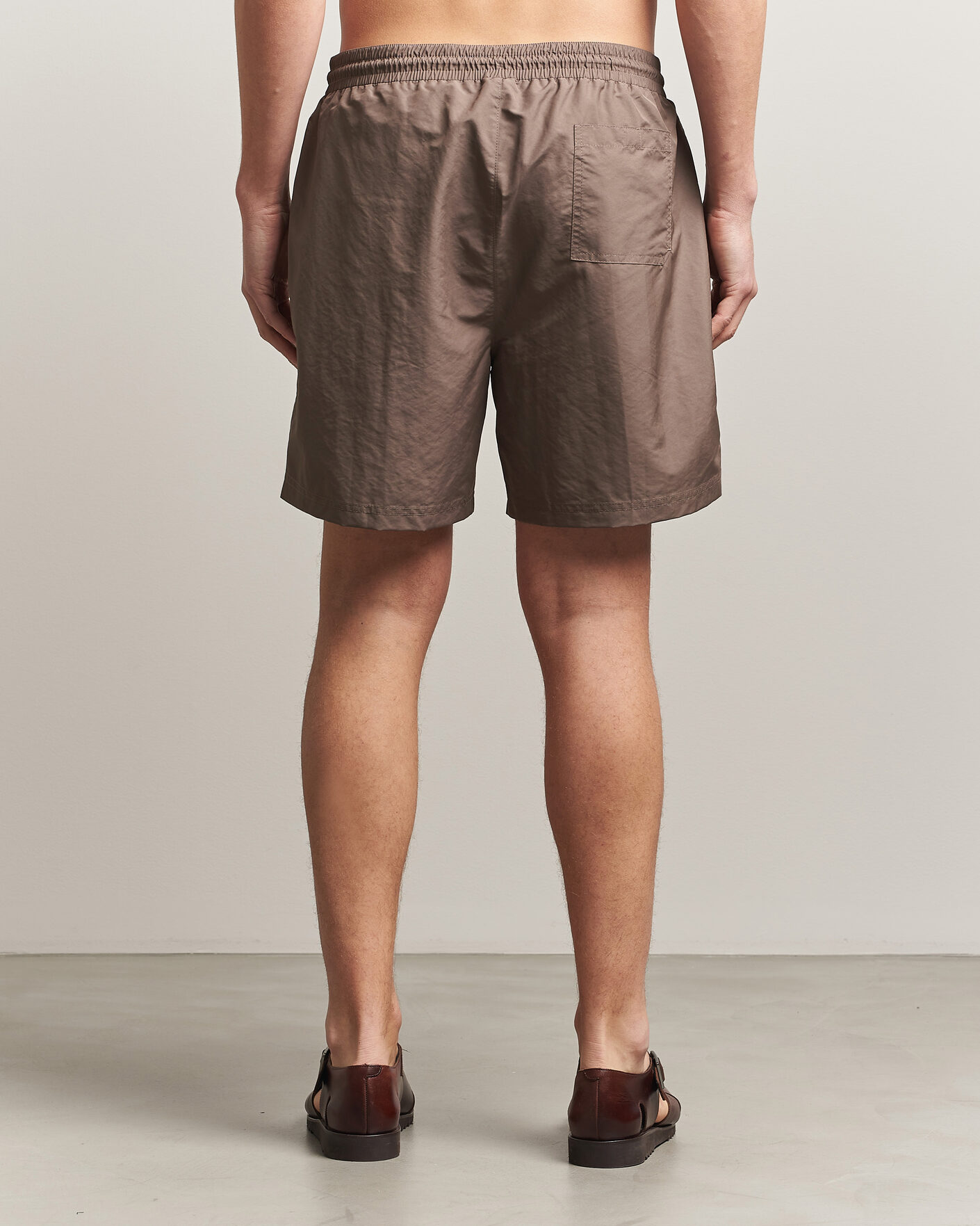 Herre | Badebukser | Brunello Cucinelli | Nylon Swim Trunks Brown