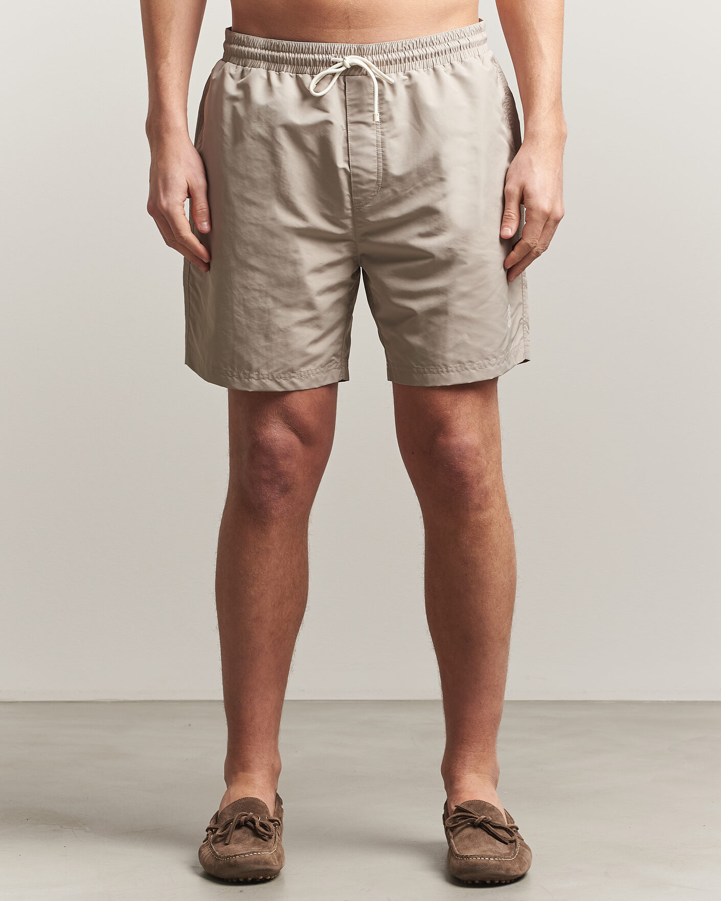 Herre | Badebukser | Brunello Cucinelli | Nylon Swim Trunks Beige