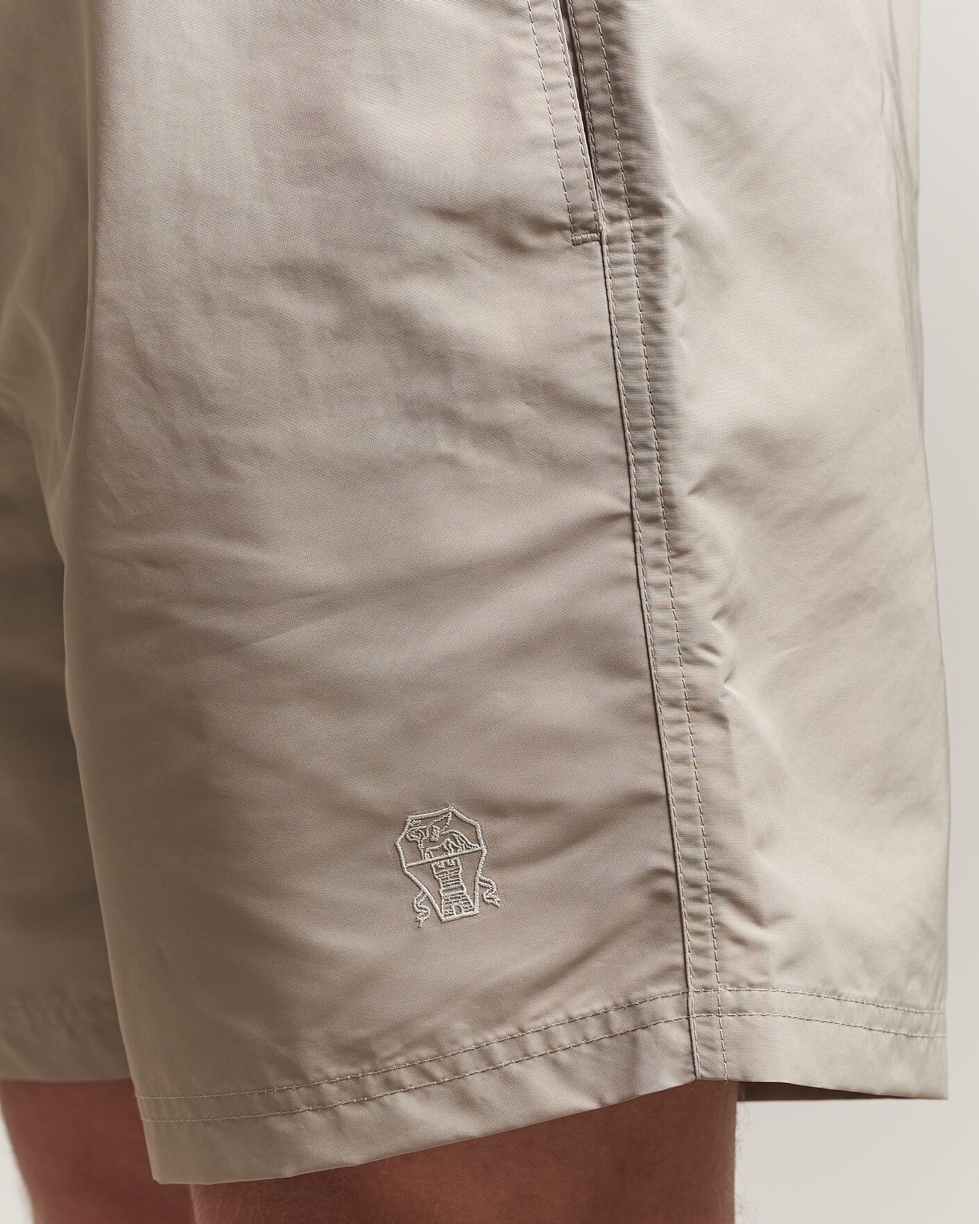Herre | Badebukser | Brunello Cucinelli | Nylon Swim Trunks Beige