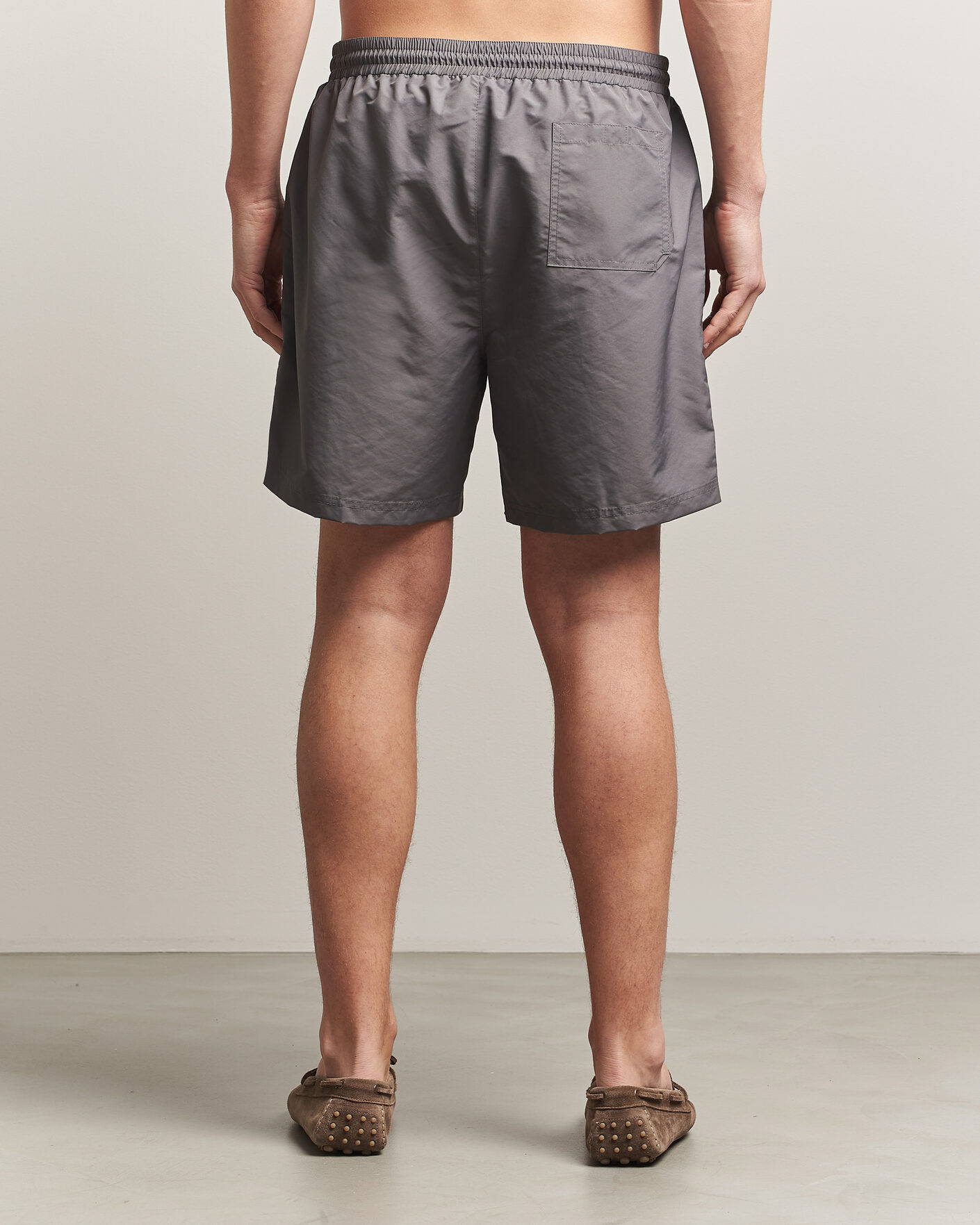 Herre | Badebukser | Brunello Cucinelli | Nylon Swim Trunks Grey