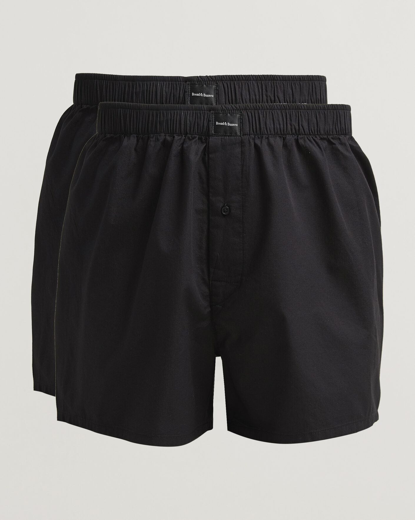 Herre | Undertøj | Bread & Boxers | 2-Pack Boxer Shorts Black